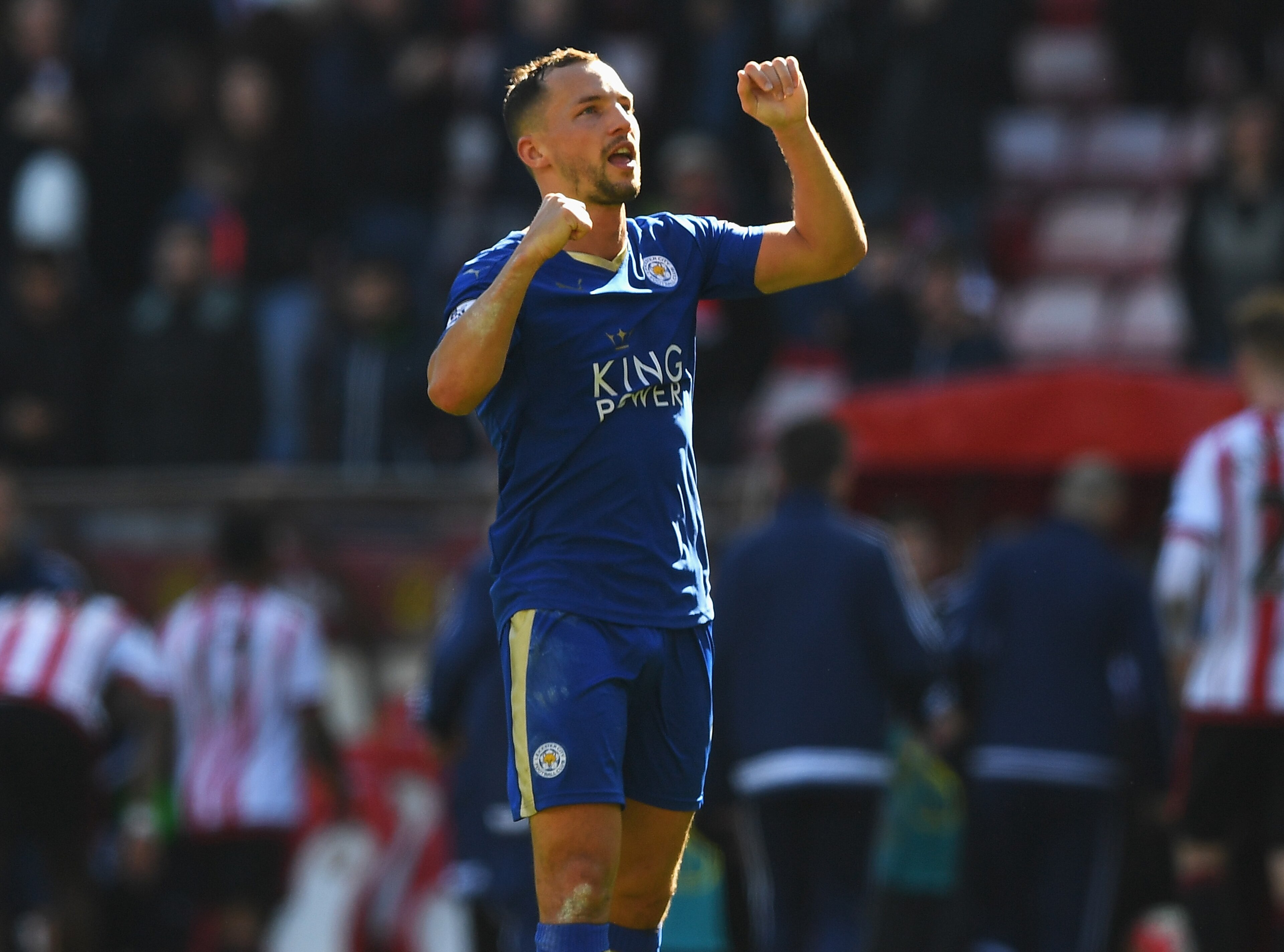Danny Drinkwater set up Jamie Vardy to break the deadlock in the second half.
