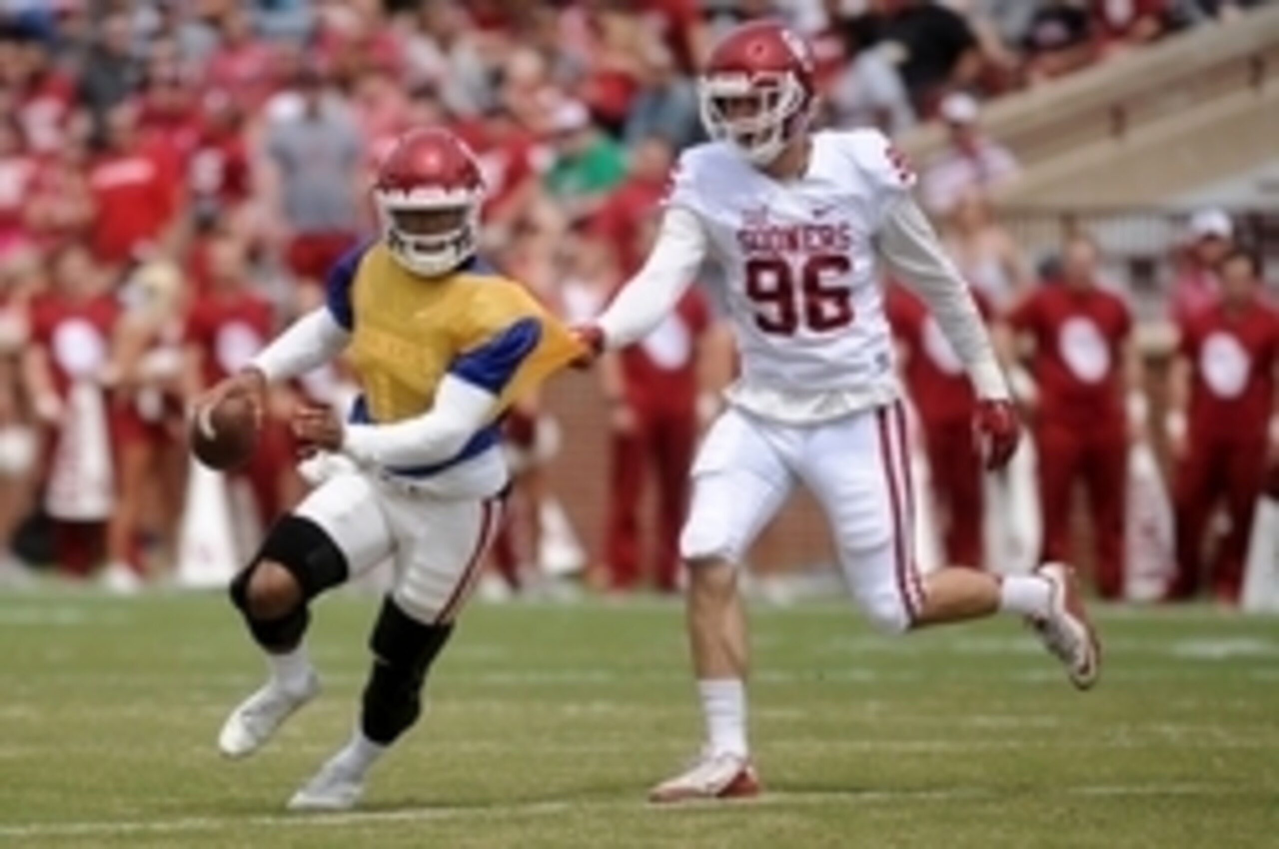 Kyler Murray gave Oklahoma fans something to look forward to in the Sooners' spring game.