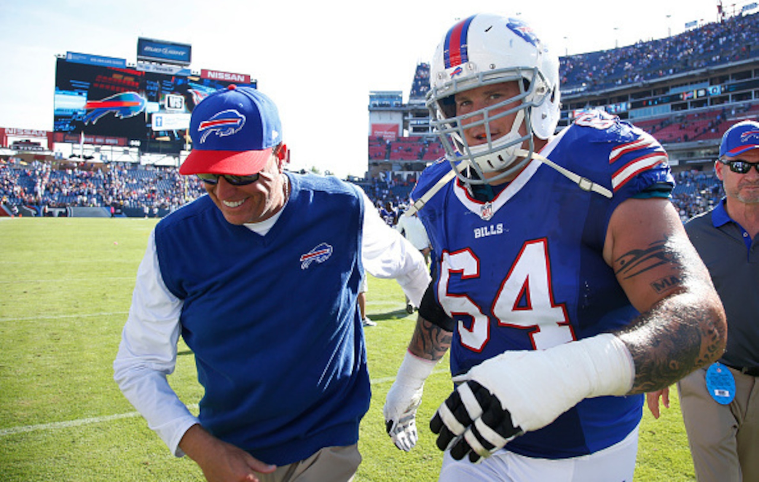 Guard Richie Incognito will be back with Rex Ryan and the Bills in 2016. Guard Richie Incognito will be back with Rex Ryan and the Bills in 2016.