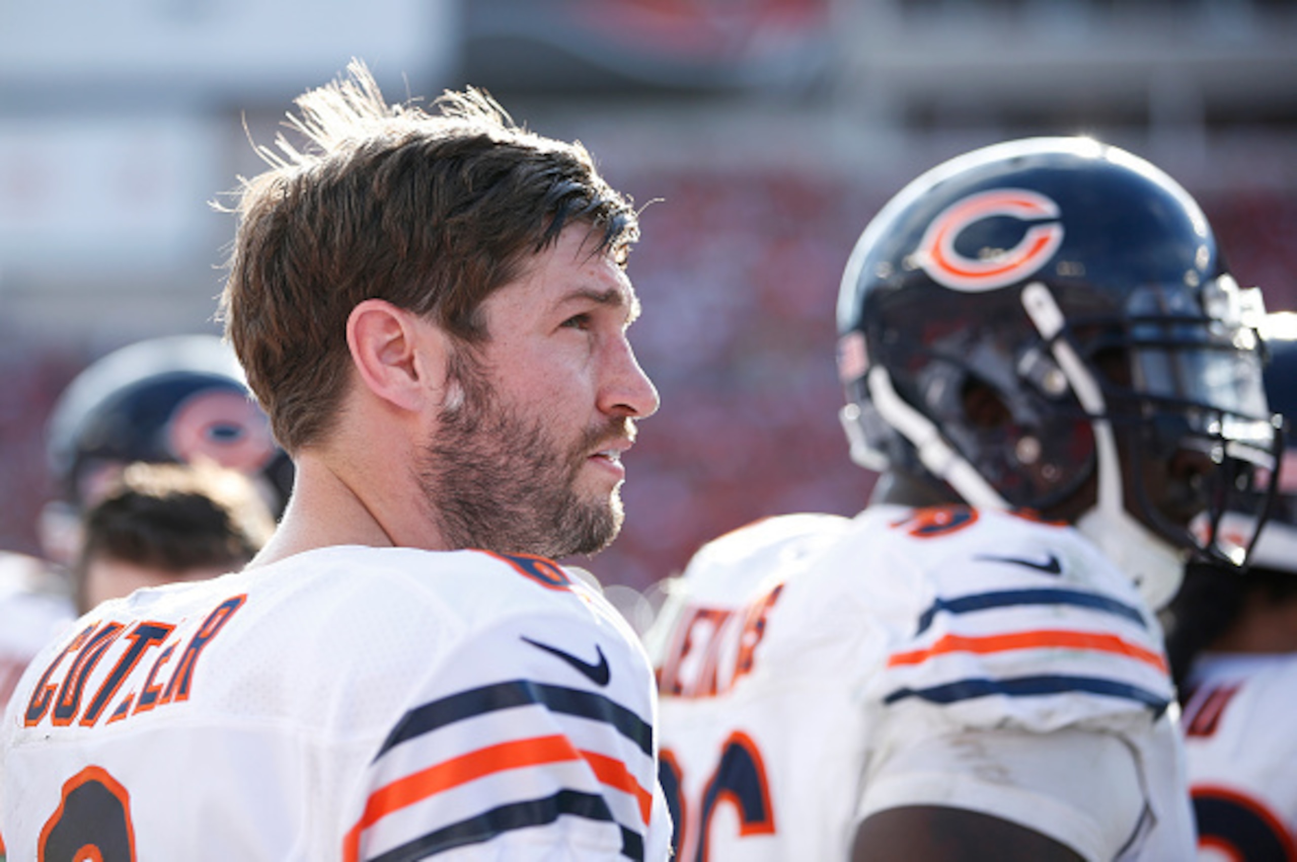 Quarterback Jay Cutler probably isn't excited about Chicago's early offseason moves, but is he ever excited? Quarterback Jay Cutler probably isn't excited about Chicago's early offseason moves, but is he ever excited?