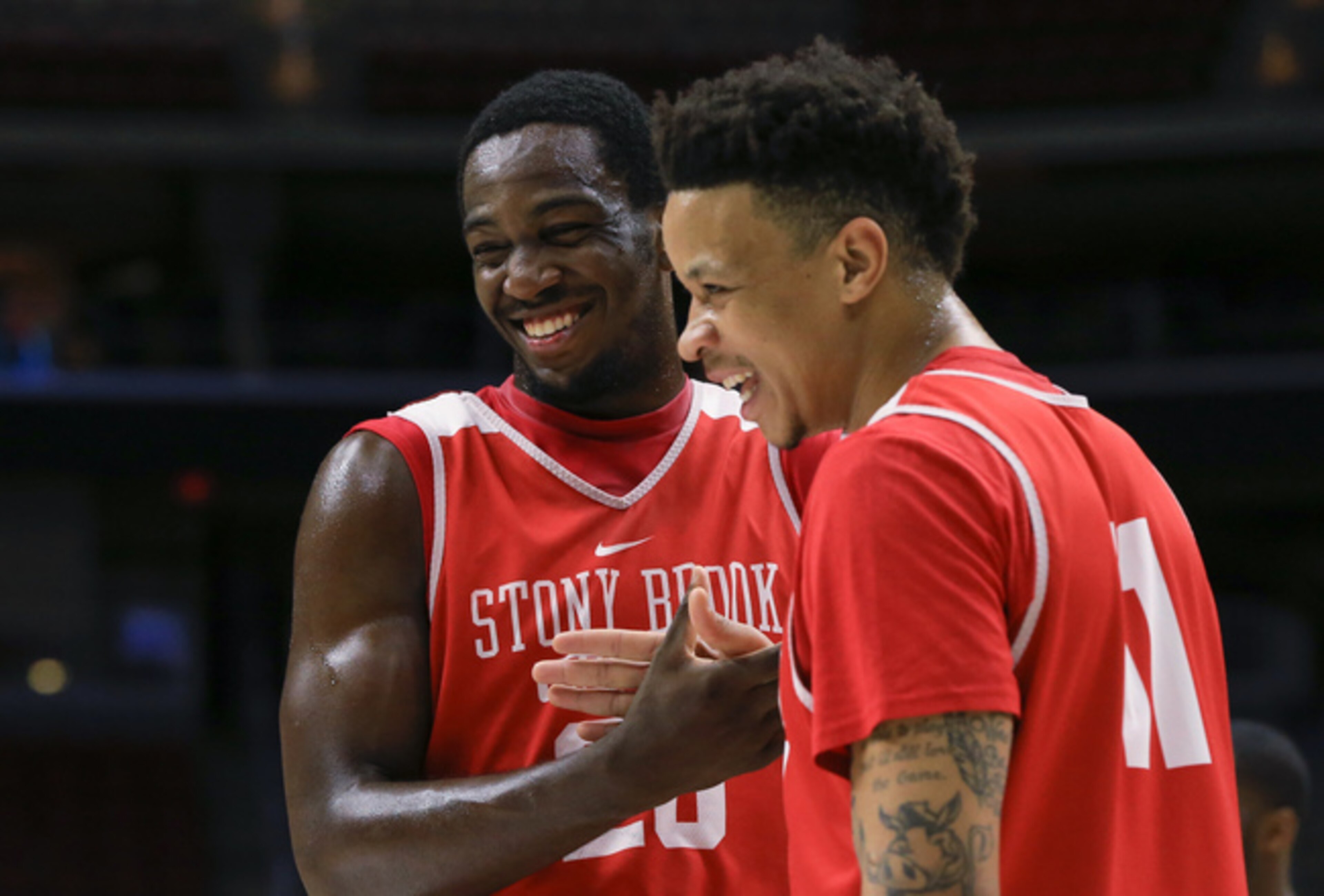 Jameel Warney and Rayshaun McGrew