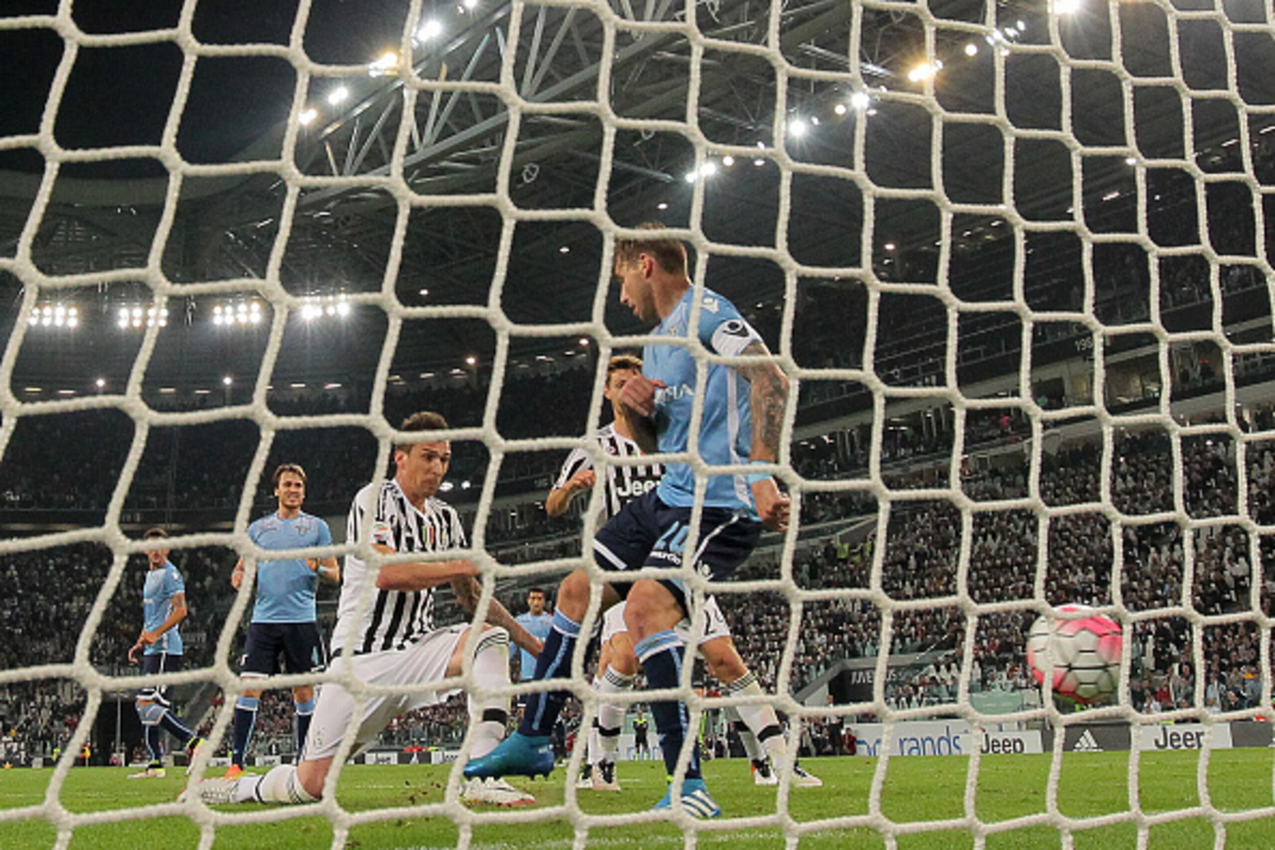 Mandzukic taps home the opener.
