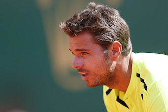 Stan Wawrinka during the 2016 Monte-Carlo Rolex Masters.