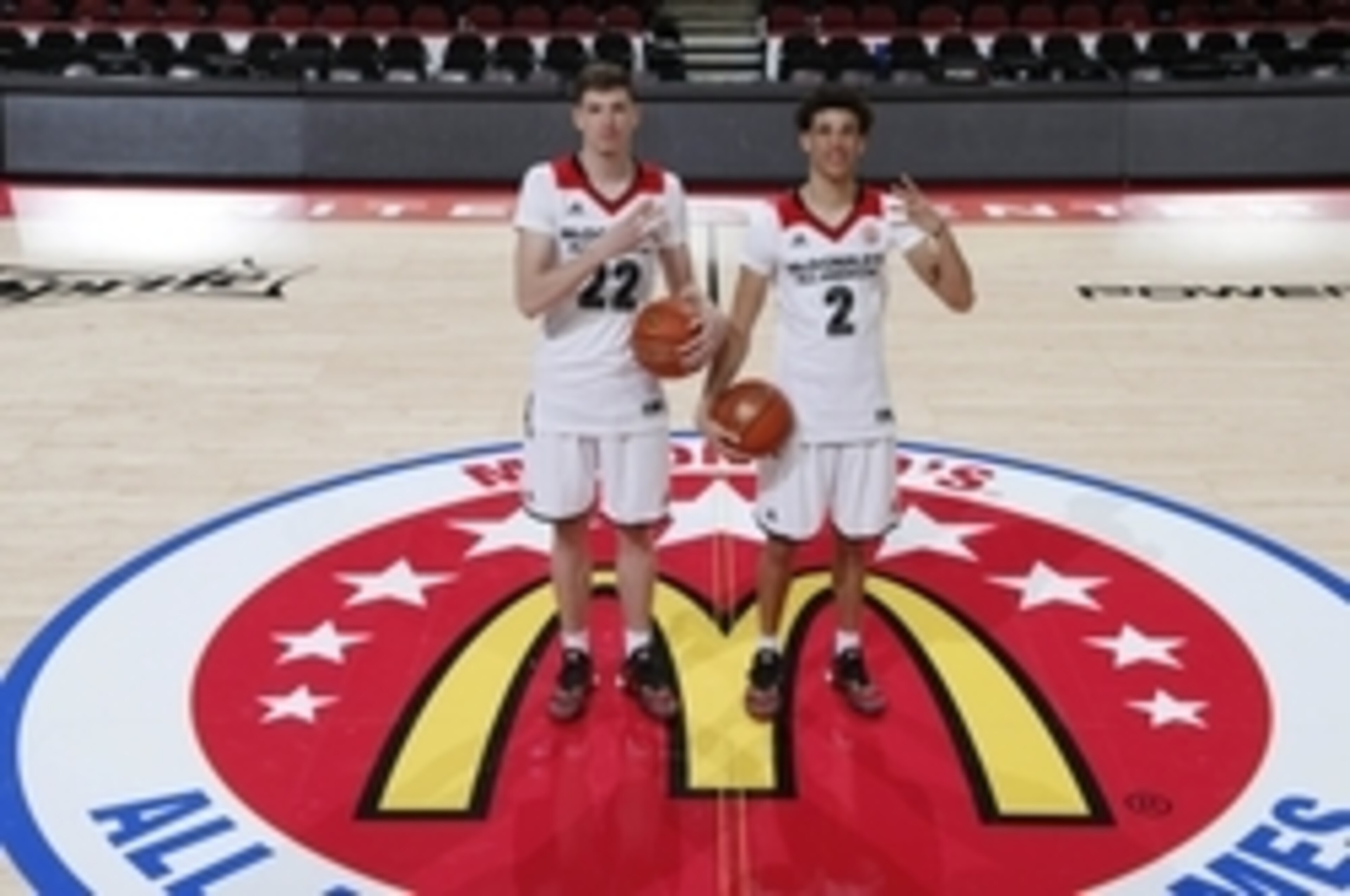 Lonzo Ball (right) brings a style of play that will make UCLA much more fun to watch in 2016-17.