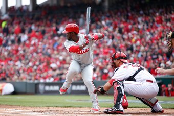Odubel Herrera has become an unlikely on-base machine in April.