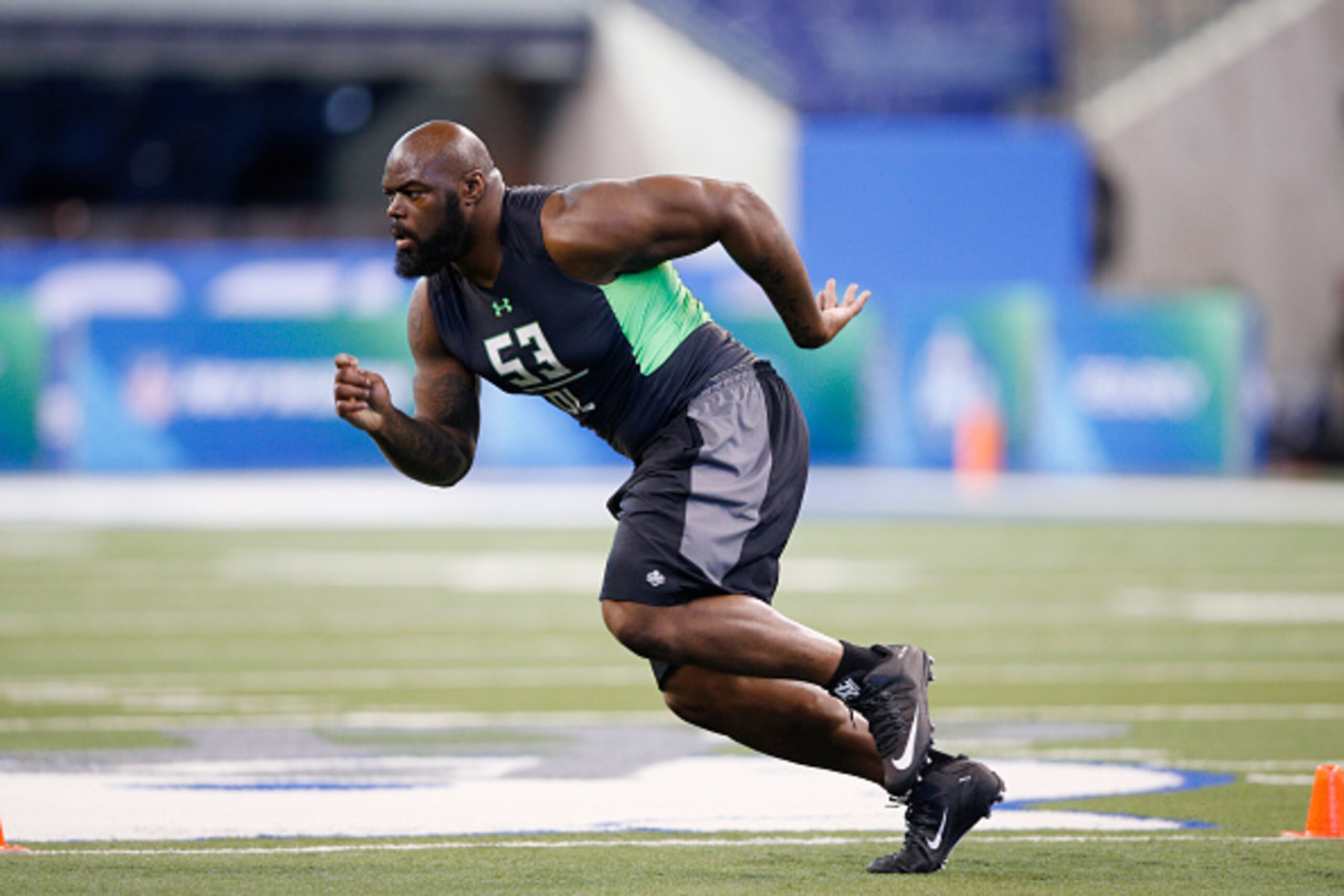 Alabama's A'Shawn Robinson could be a run-stuffing defesive tackle or an edge-setting end as a pro.