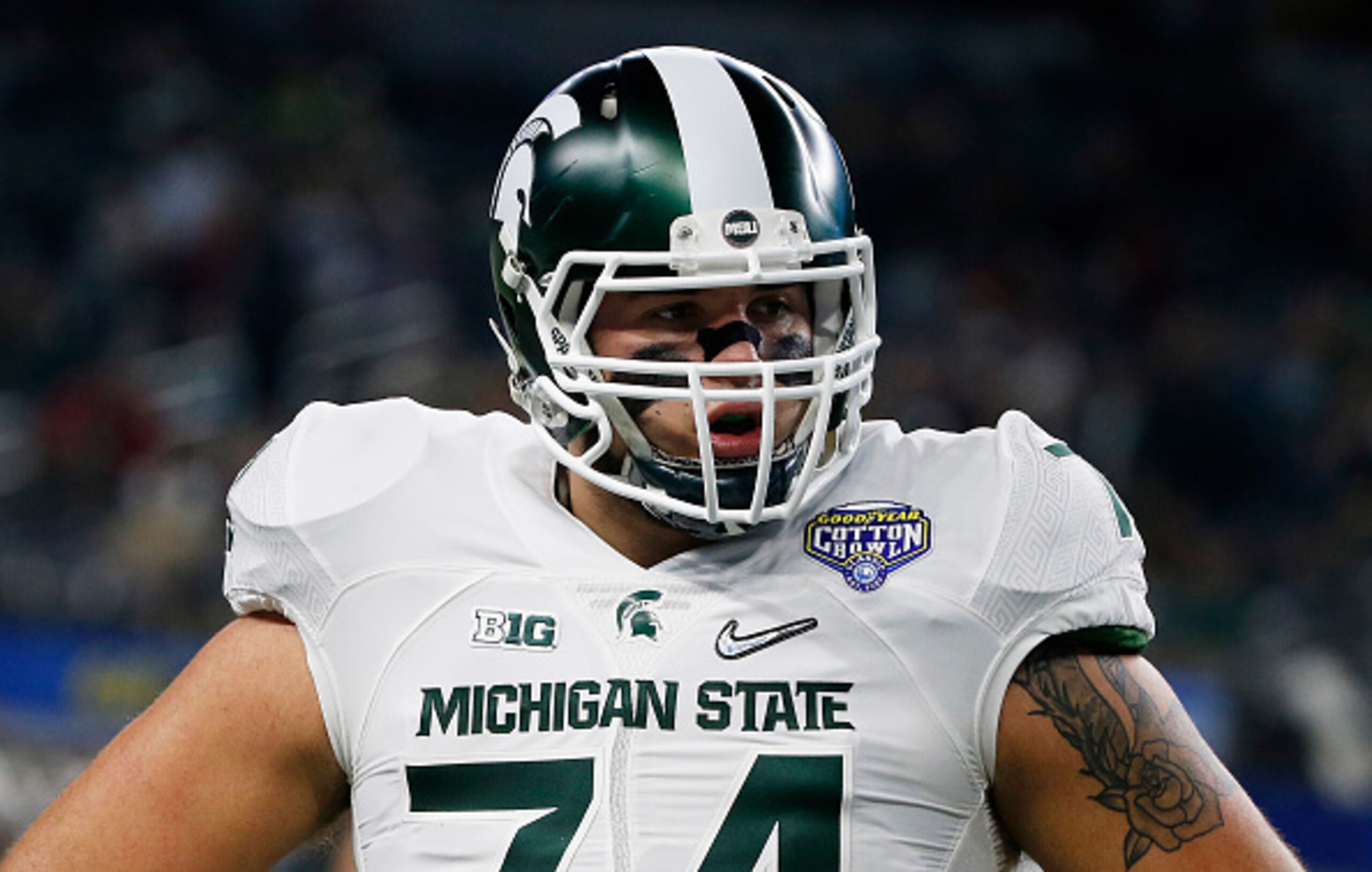 Big, powerful and strong, Jack Conklin is one of the better run-blockers in the draft.