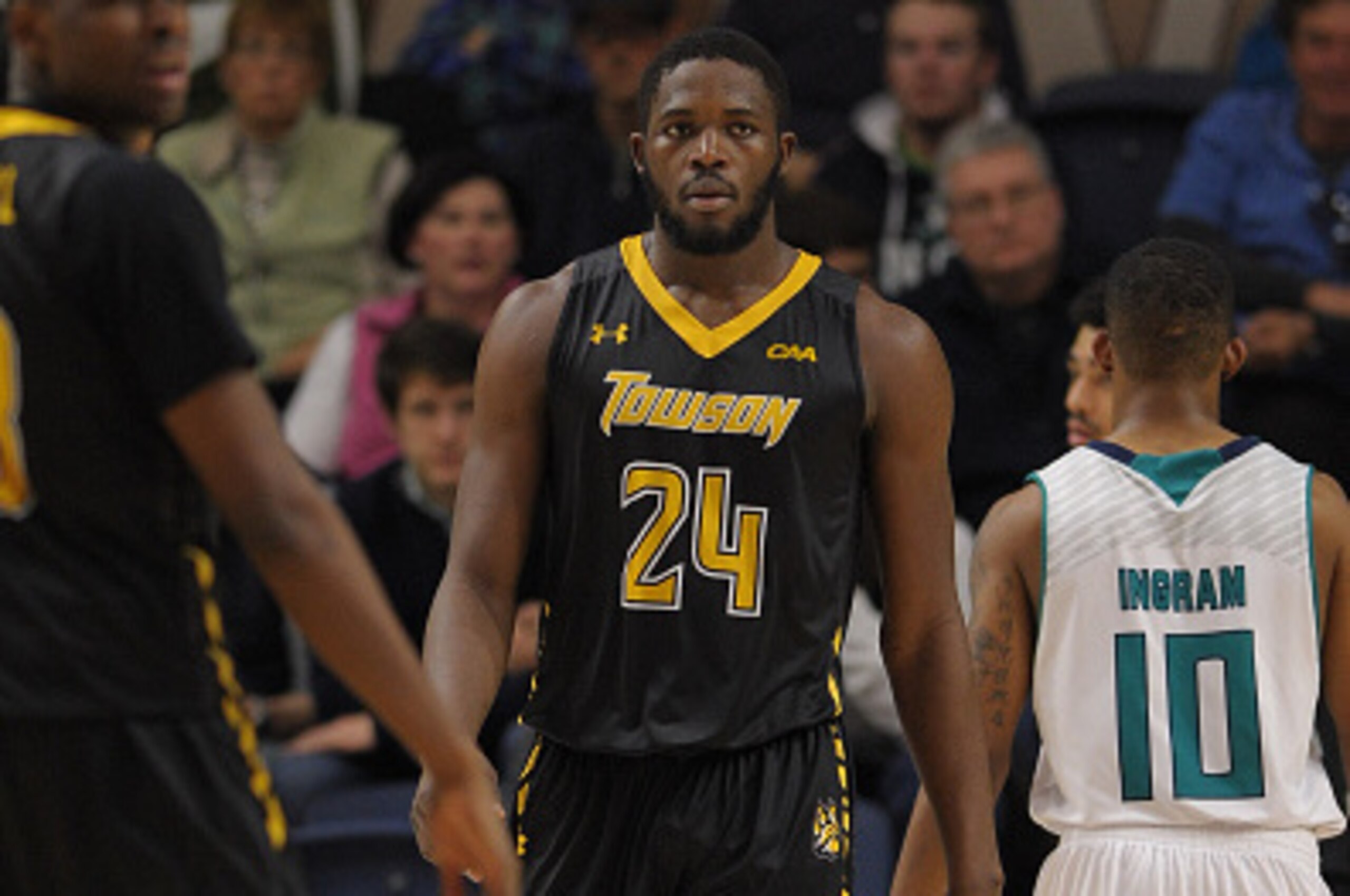 Wake Forest transfer Arnaud William Adala Moto is looking to carry Towson to its first dance in more than a quarter century. Wake Forest transfer Arnaud William Adala Moto is looking to carry Towson to its first dance in more than a quarter century.