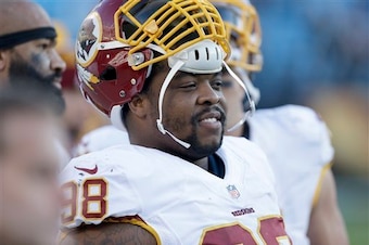 There's a Terrance Knighton-shaped hole at the heart of Washington's D-line.