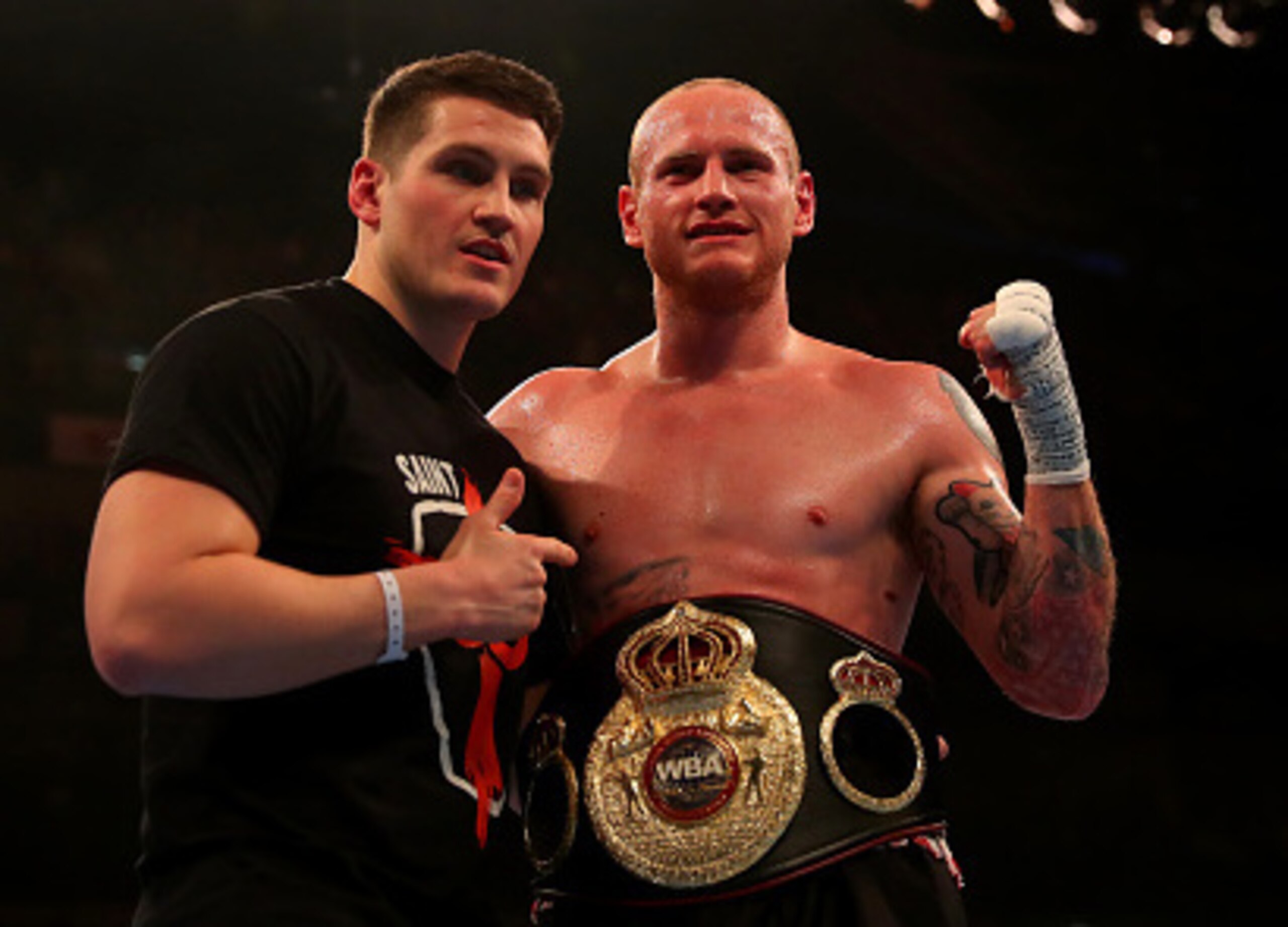 Shane McGuigan (left) has helped revitalise George Groves' career.