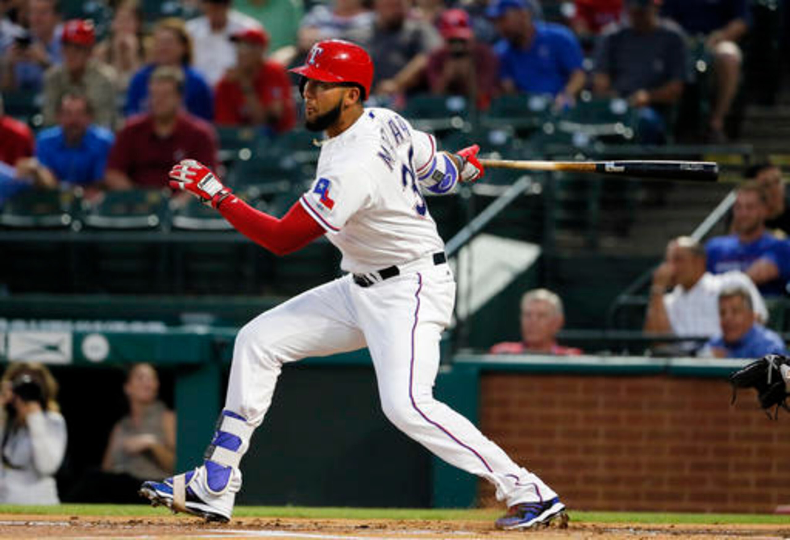 Nomar Mazara has responded resoundingly to an early promotion.