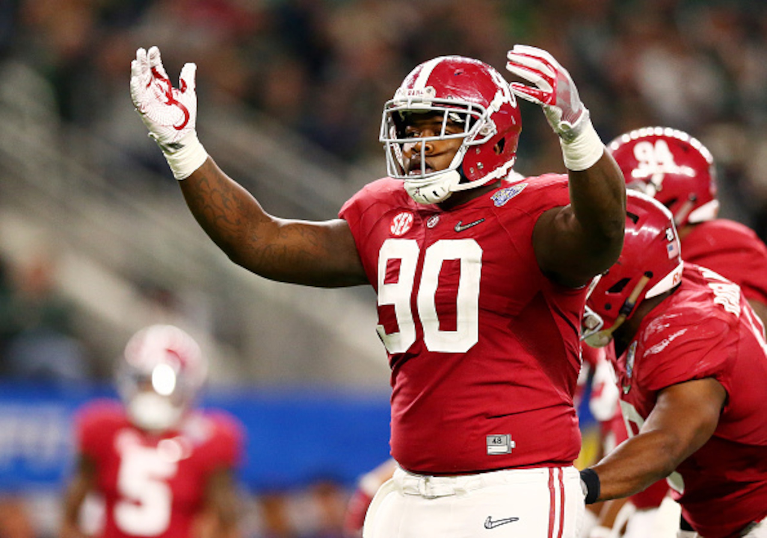 The Seattle Seahawks used their second-round pick on Alabama defensive tackle Jarran Reed, who should be a suitable replacement for the departed Brandon Mebane.