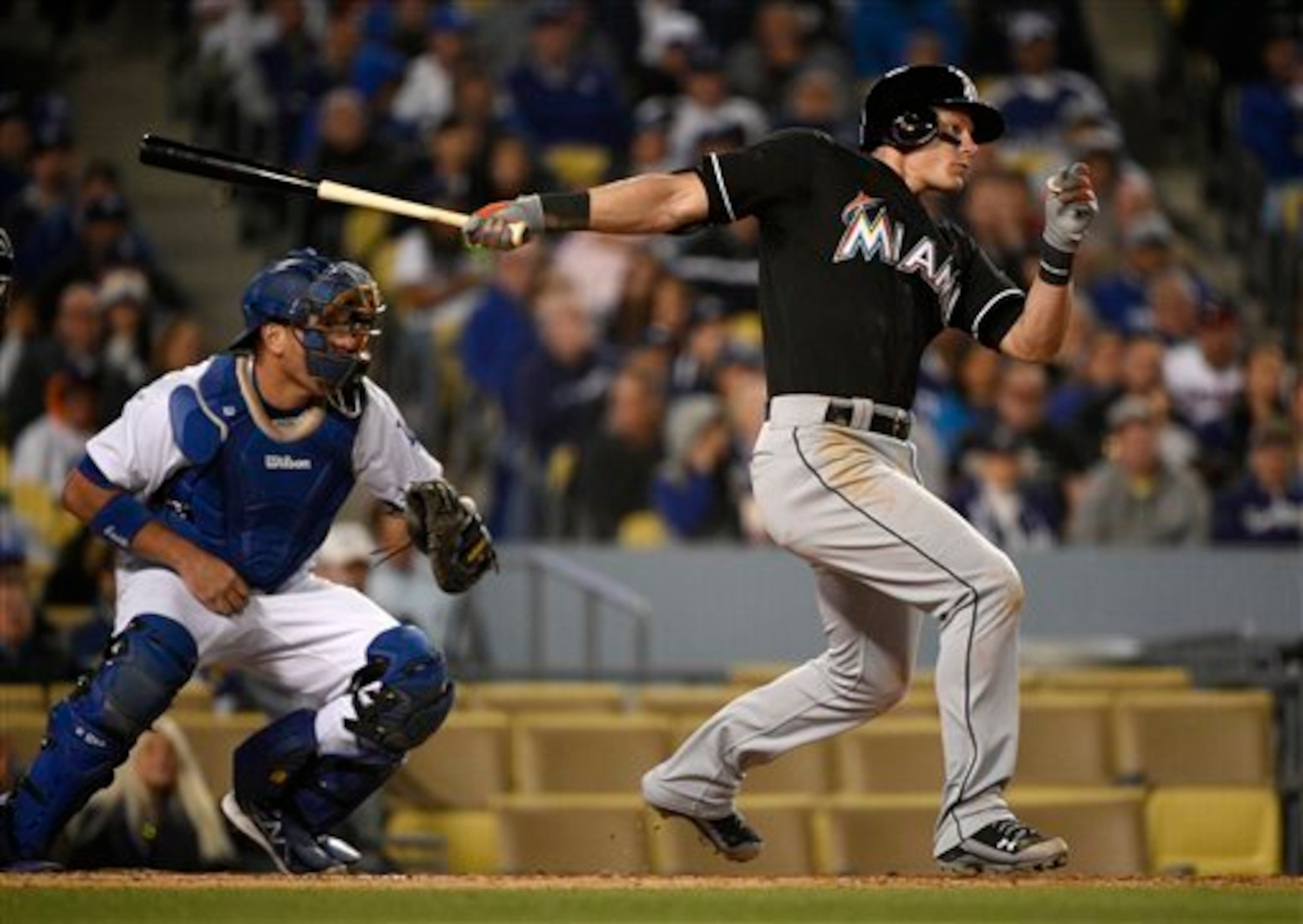 Since Dee Gordon's suspension, Derek Dietrich has played regularly at second base.