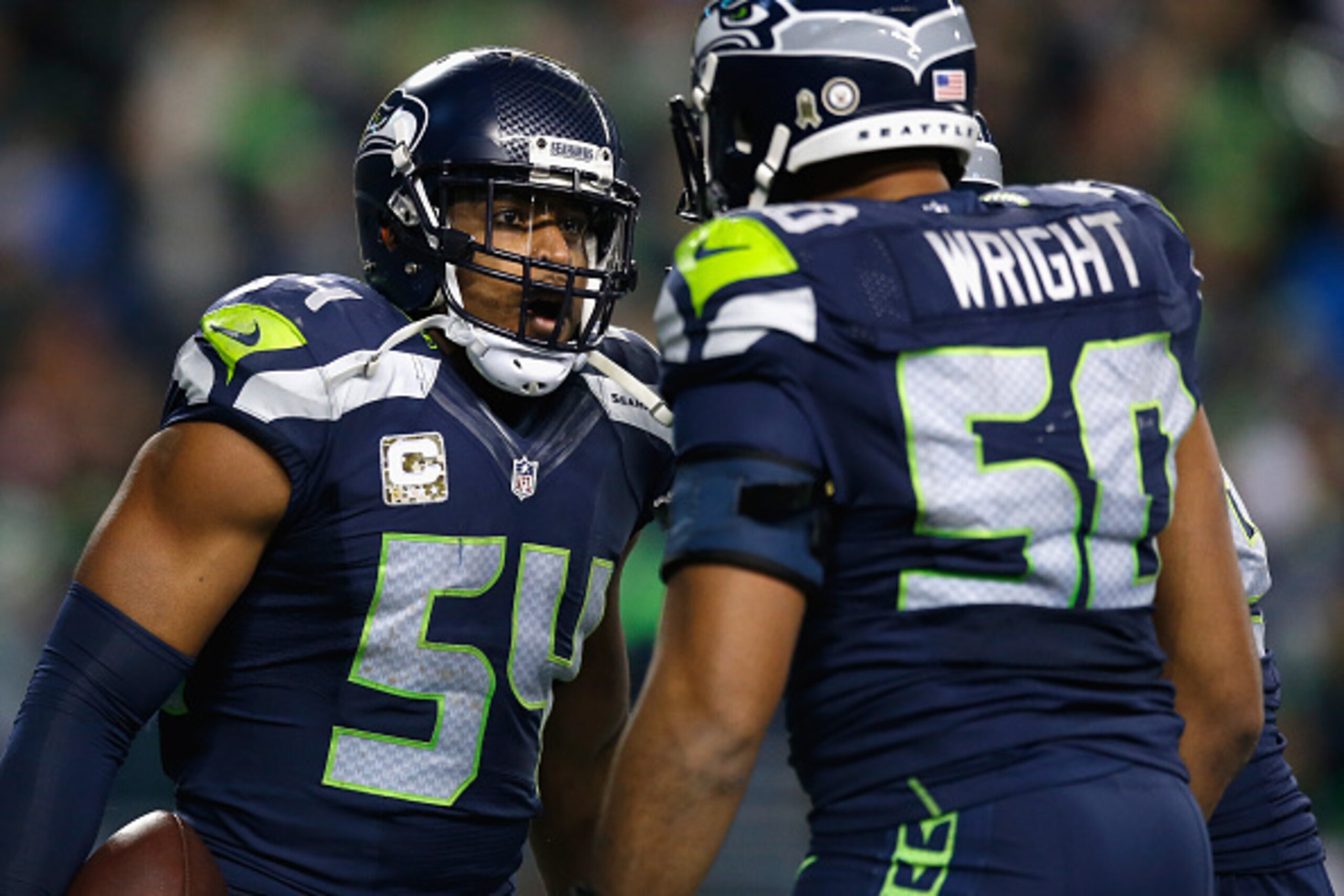K.J. Wright leads a thin group of outside linebackers for Seattle headed into the 2016 season. K.J. Wright leads a thin group of outside linebackers for Seattle headed into the 2016 season.