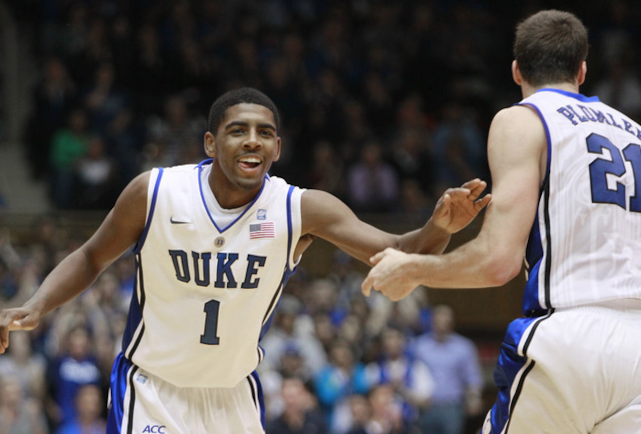 Kyrie Irving and Miles Plumlee