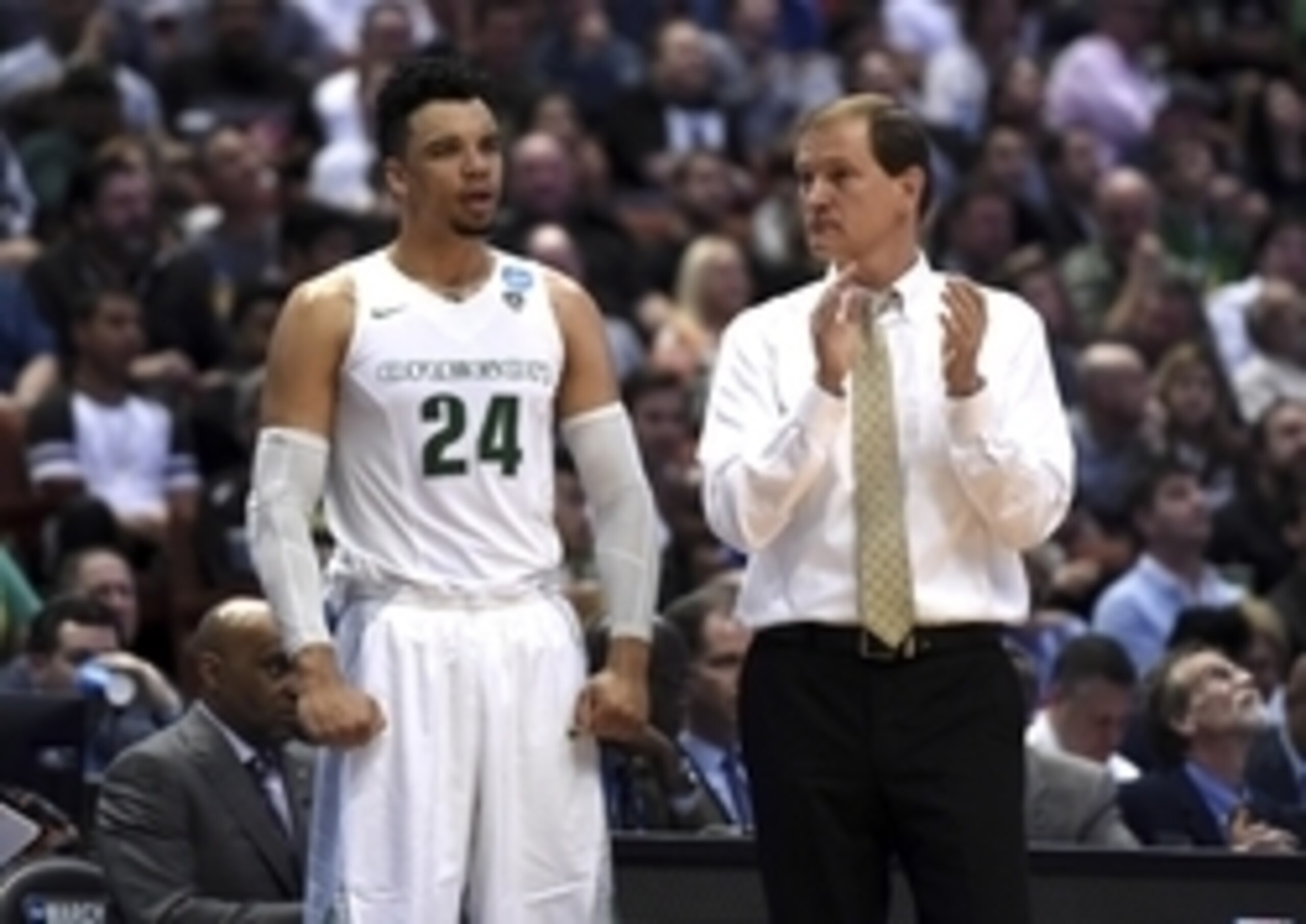 Dillon Brooks and Dana Altman