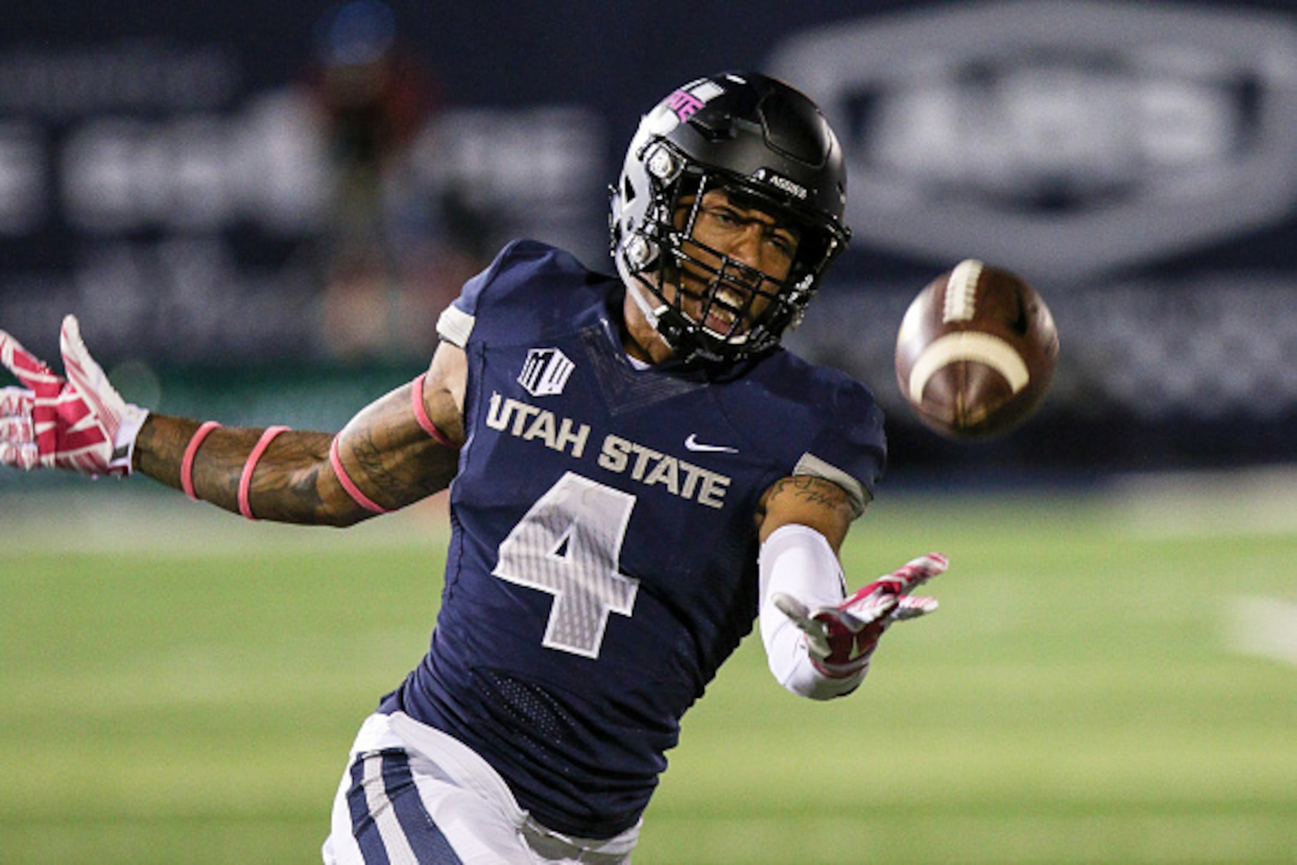 Utah State's Hunter Sharp is one of several undrafted rookies with the skills to make an NFL roster this season.