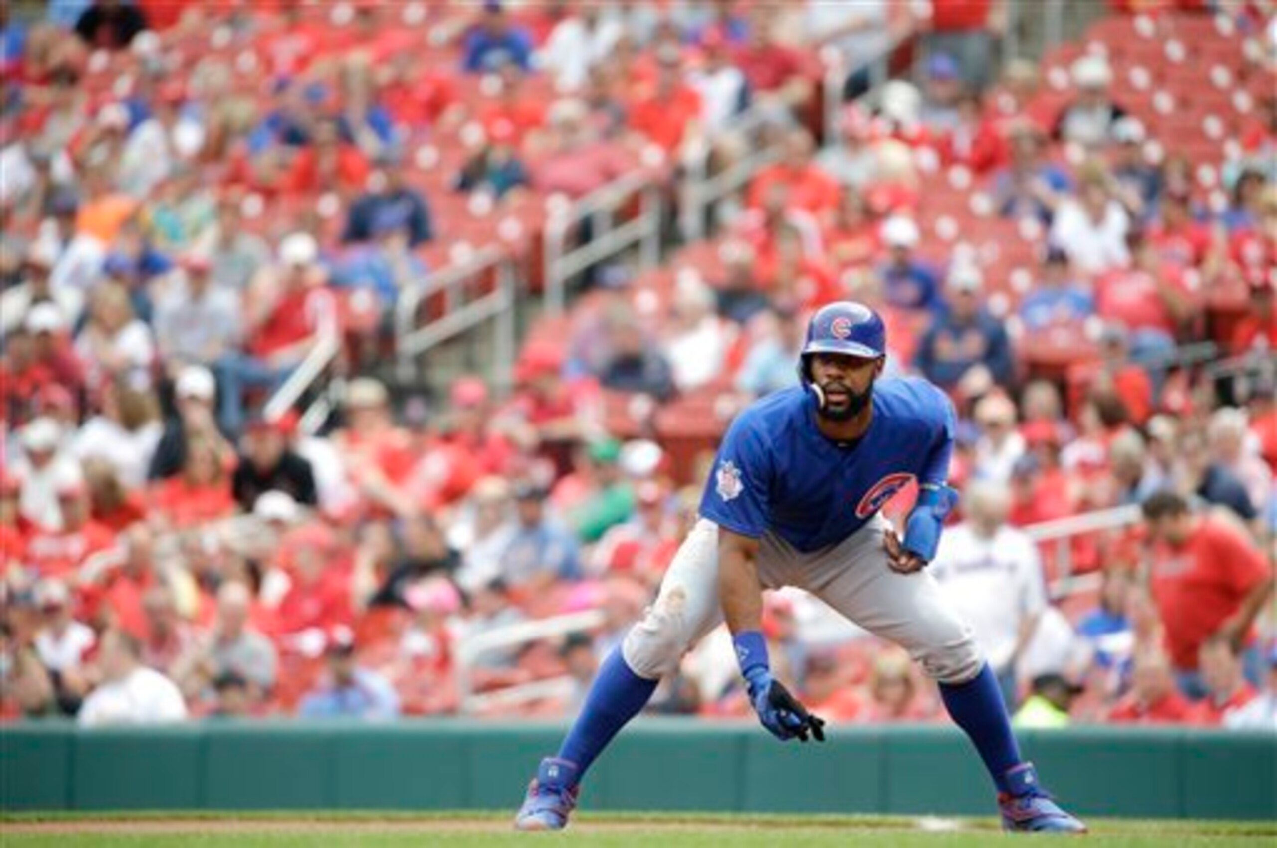 Jason Heyward has yet to take off with his new employer.