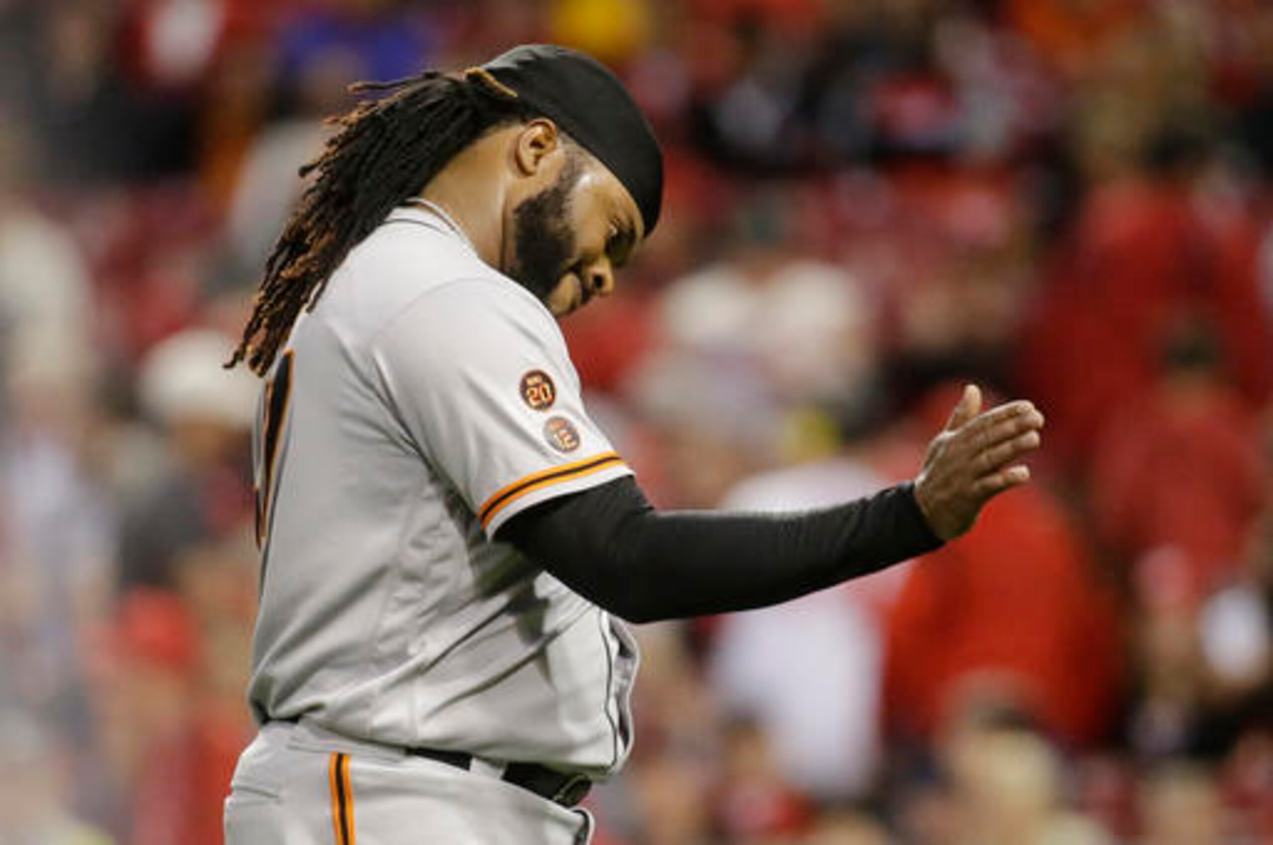 San Francisco Giants right-hander Johnny Cueto.
