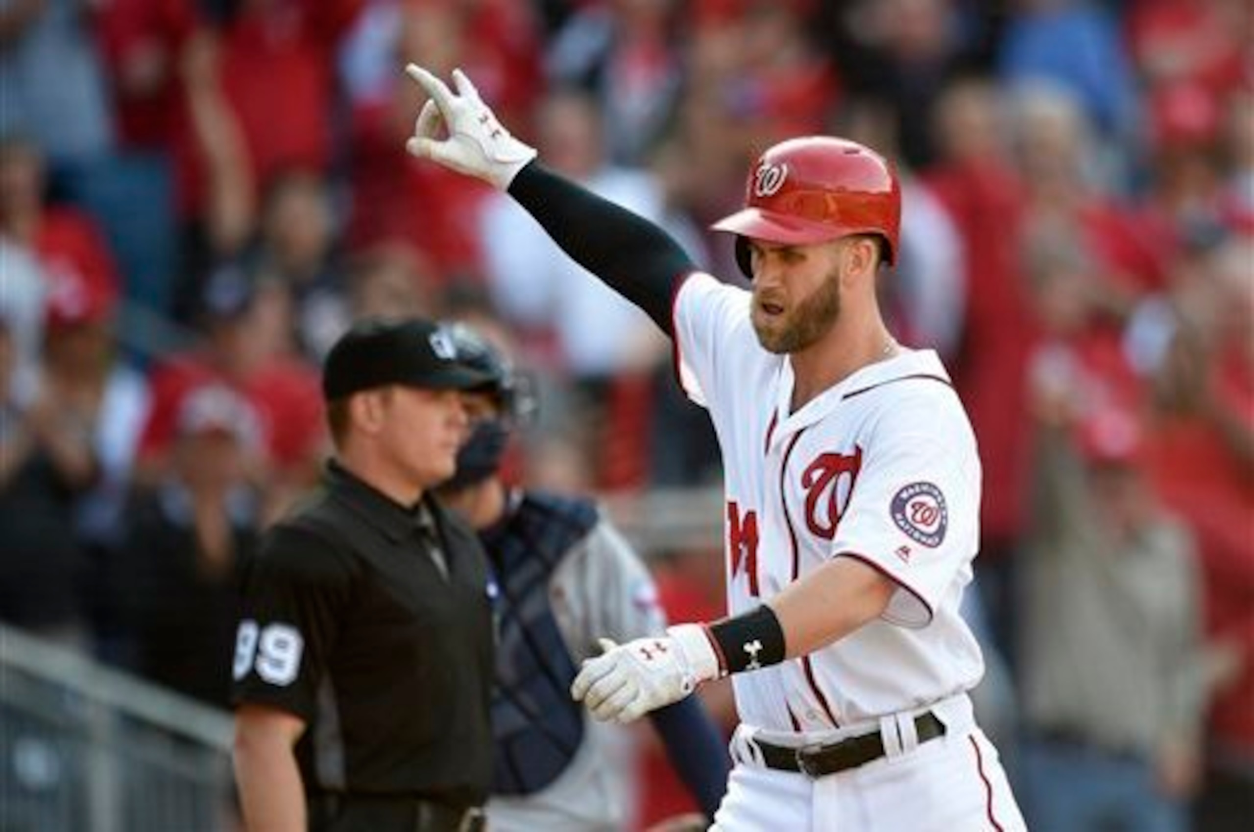 Washington Nationals outfielder Bryce Harper.