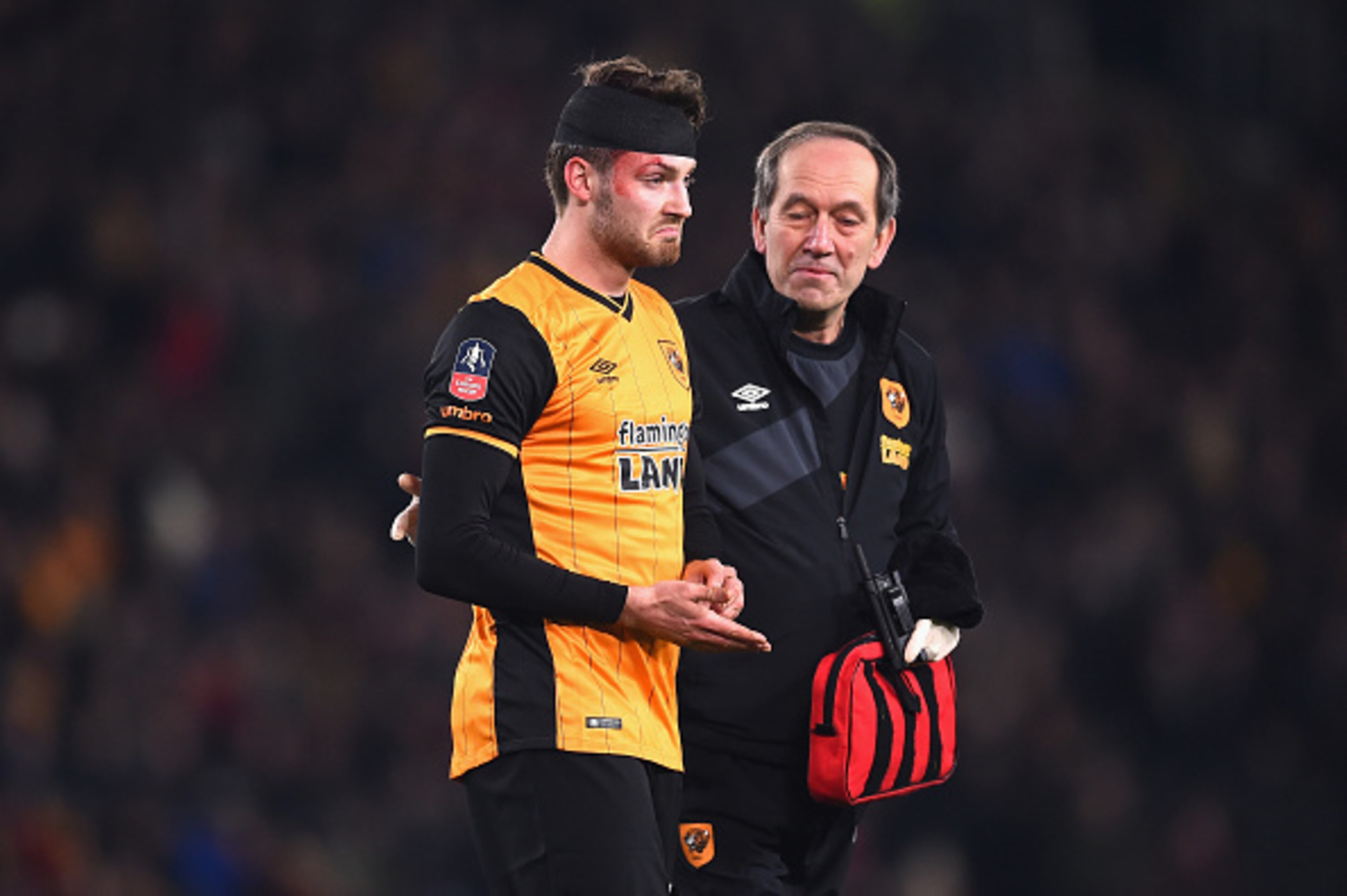 Nick Powell's loan spell at Hull has been blighted by injuries. Nick Powell's loan spell at Hull has been blighted by injuries.