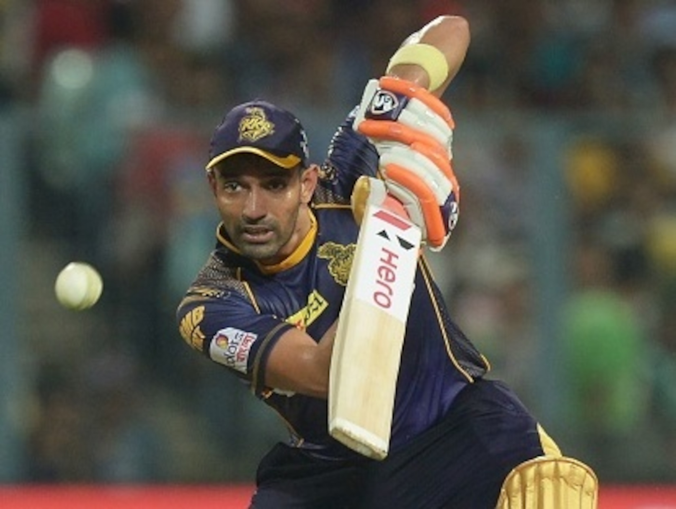 Robin Uthappa has scored 327 runs in the IPL season so far.