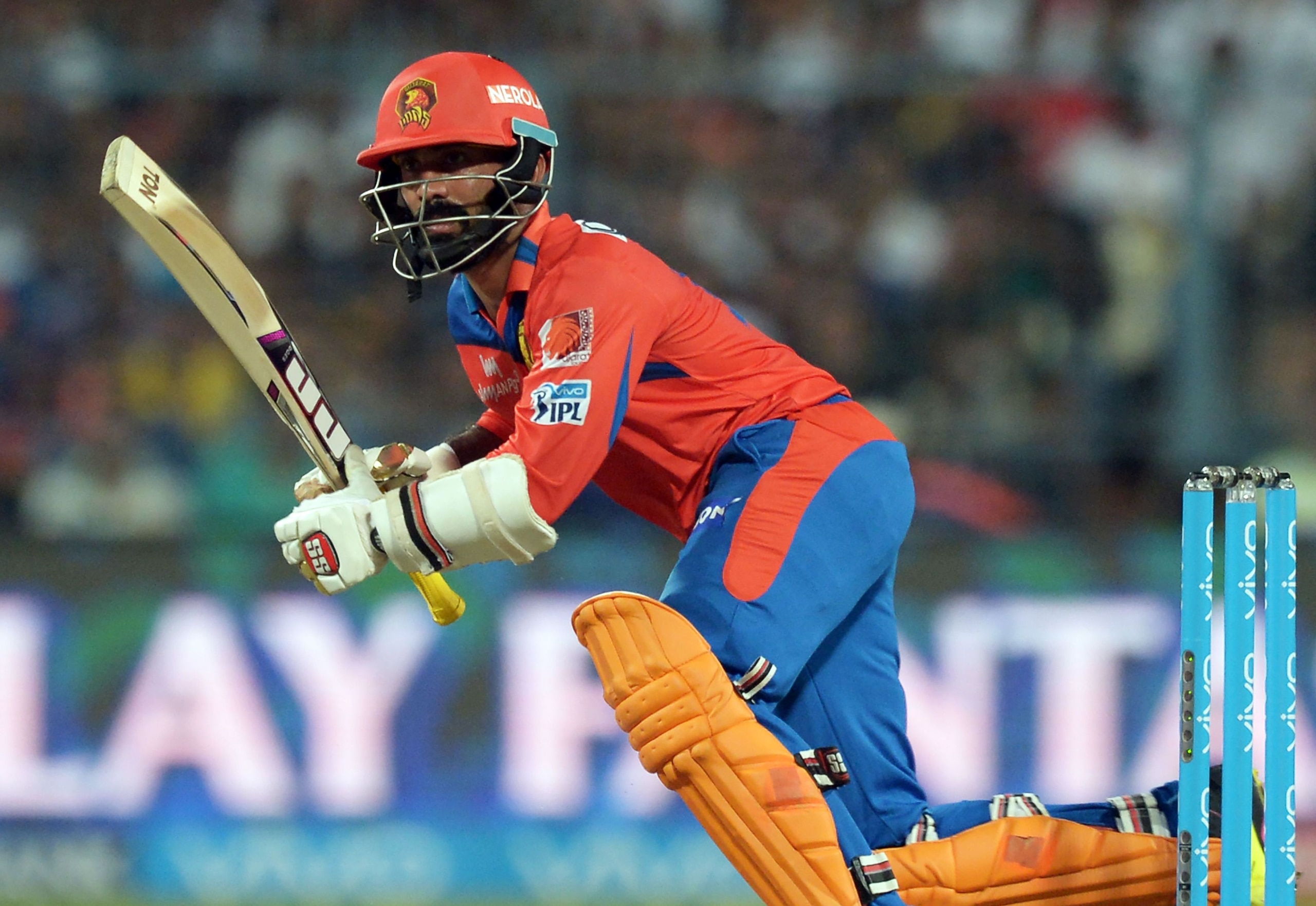 Dinesh Karthik helped Gujarat Lions get back on track with a win over Kolkata Knight Riders.