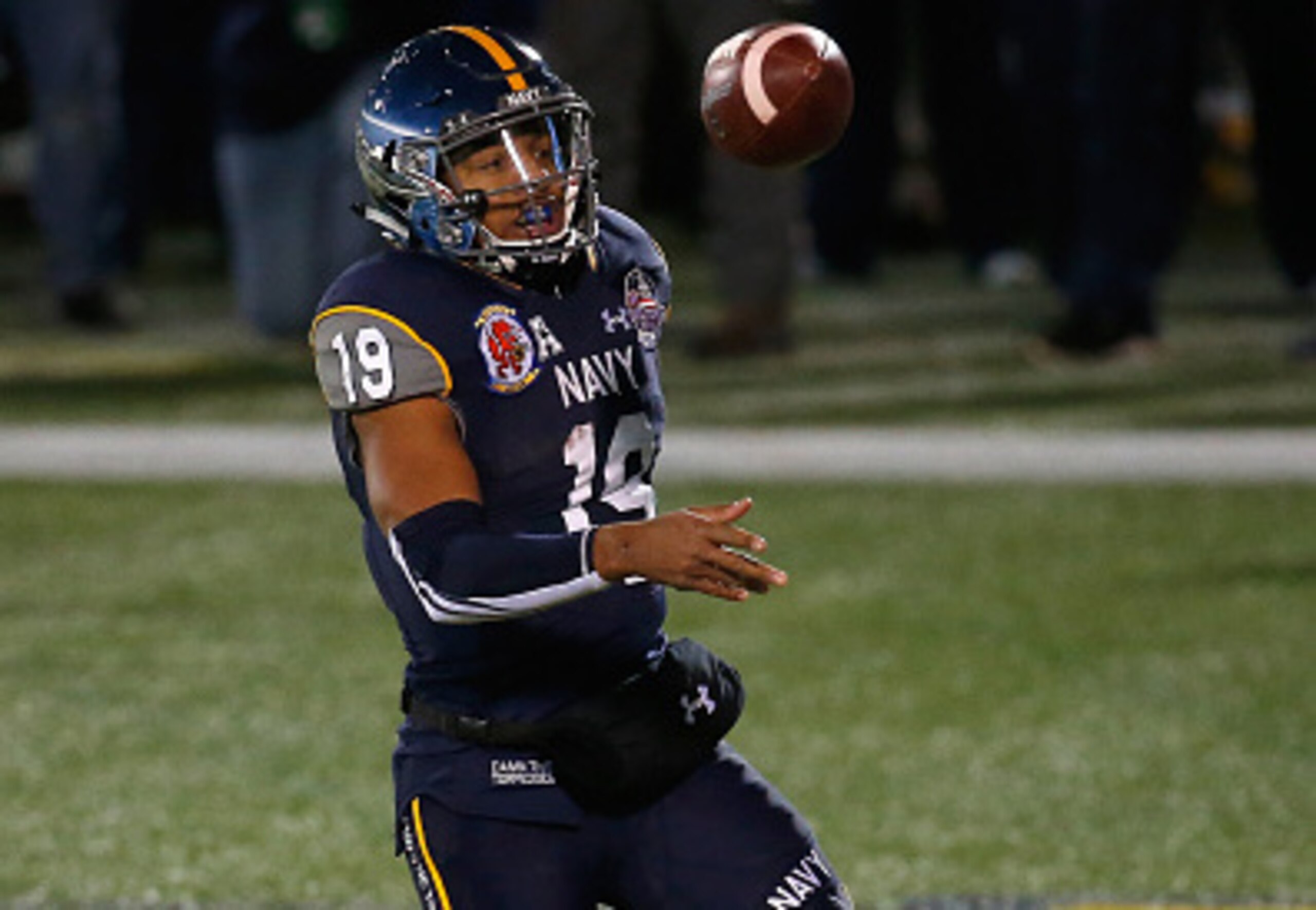 Keenan Reynolds is making the transition from collegiate quarterback to NFL receiver.