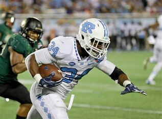 Elijah Hood will carry a big load in North Carolina's offense this fall.