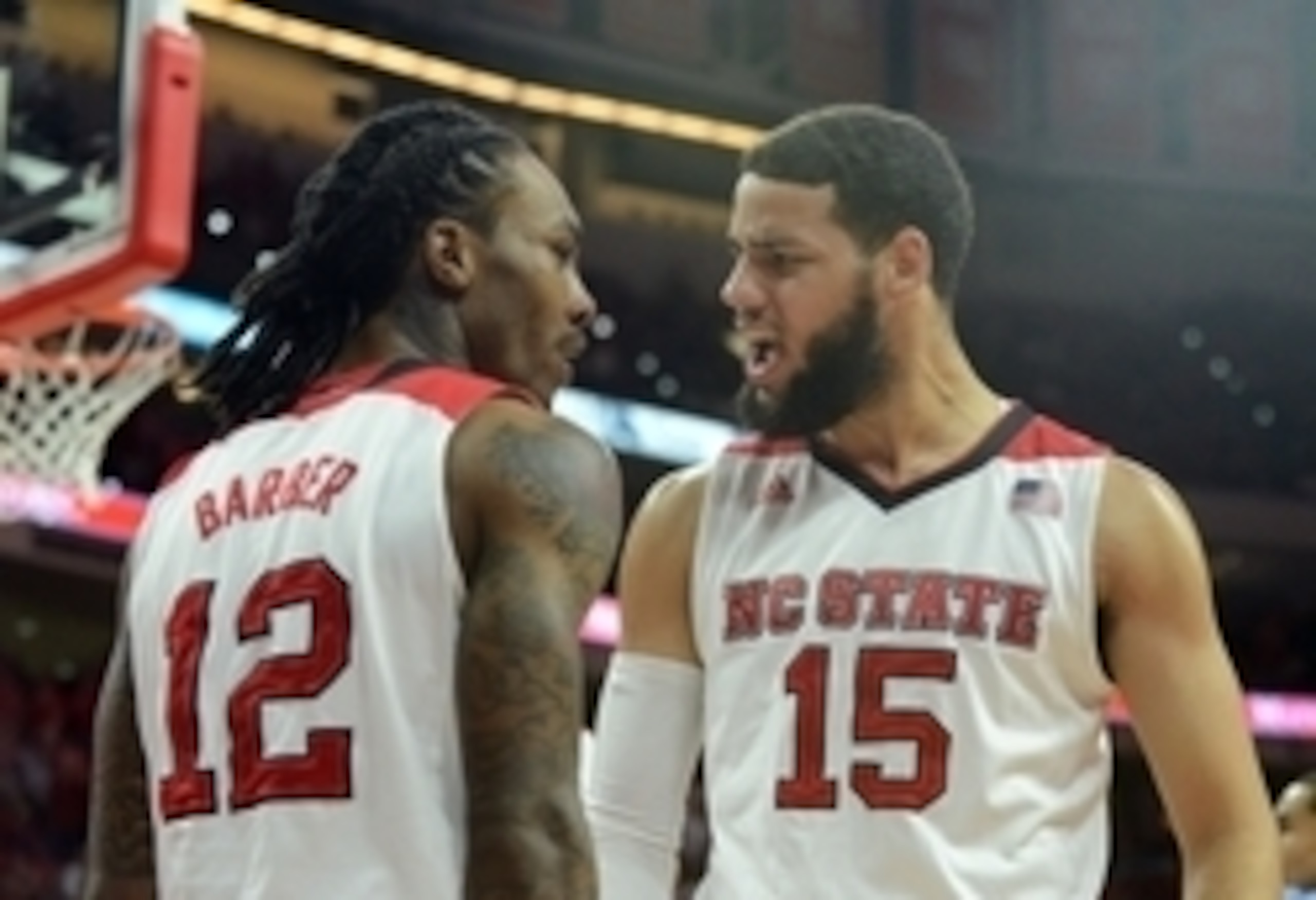 Cat Barber (12) and Cody Martin (15) Cat Barber (12) and Cody Martin (15)