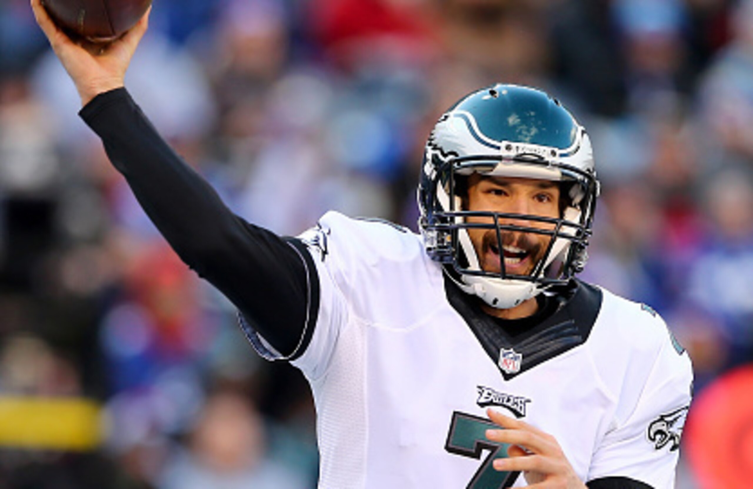 Sam Bradford doesn't appear happy about the Eagles drafting Carson Wentz.