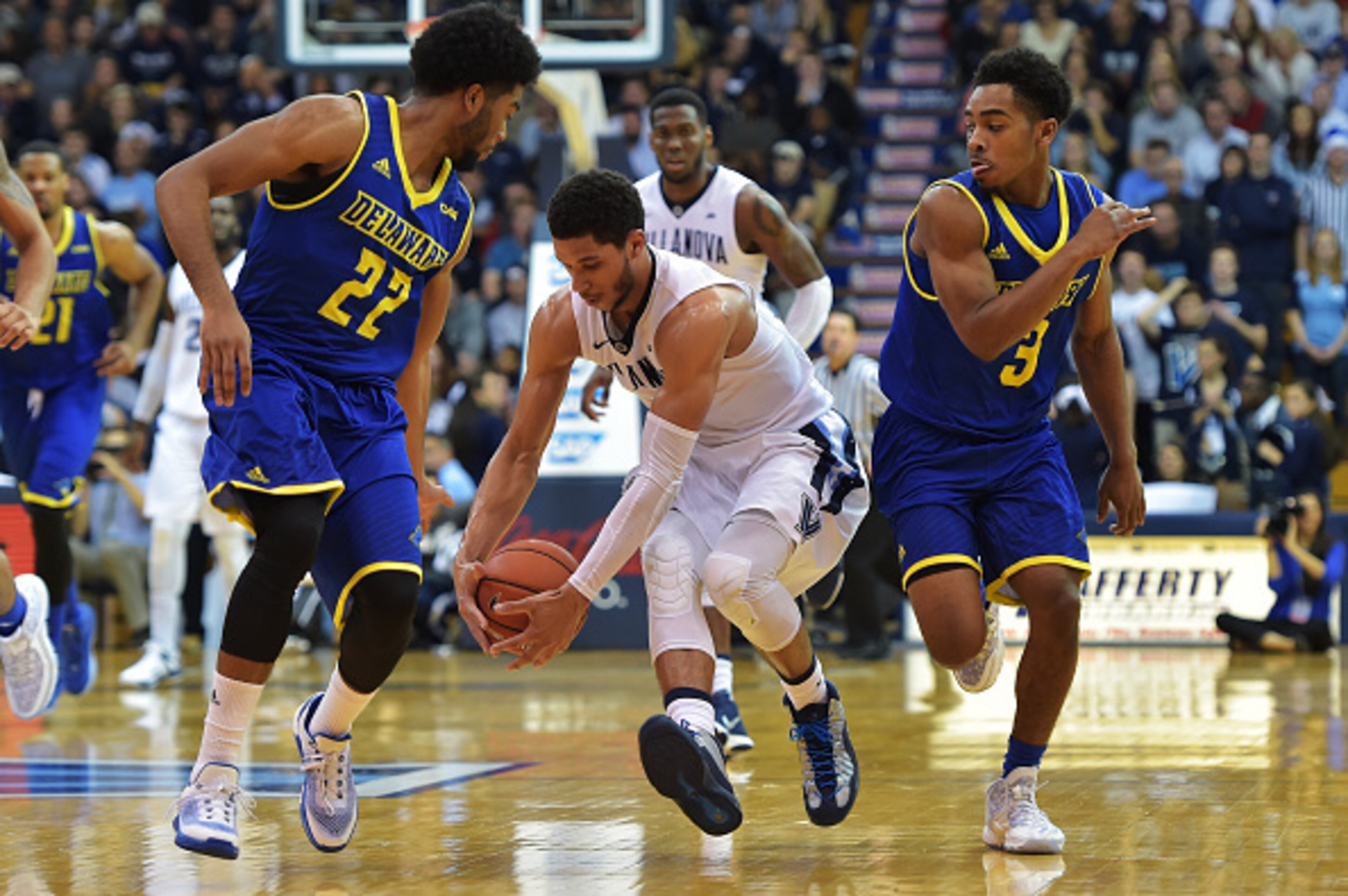 Anthony Mosley (3) is one of four remaining scholarship players left on Delaware's roster.