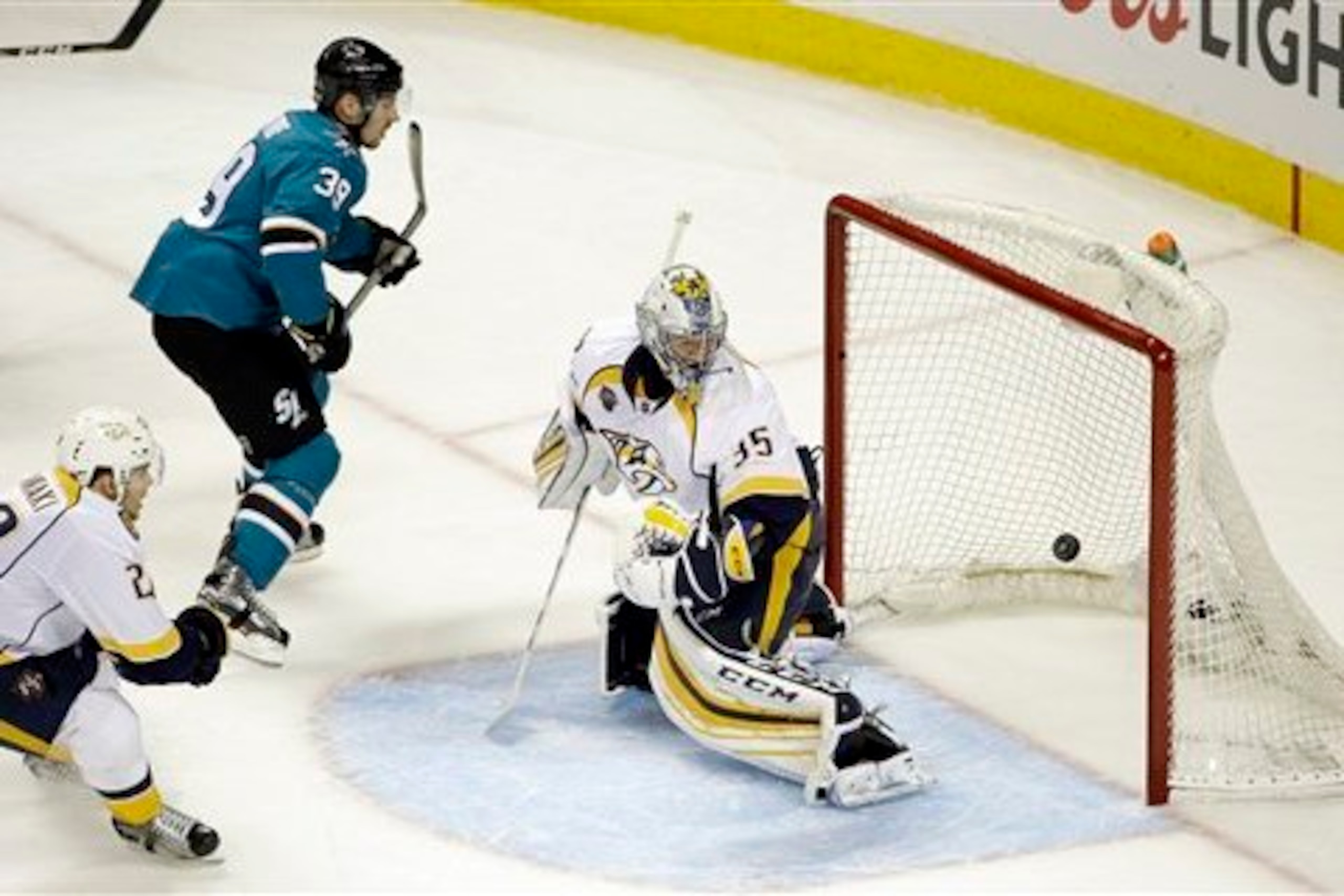 The Sharks were magnificent in Game 7 and advanced to the Western Conference Final. The Sharks were magnificent in Game 7 and advanced to the Western Conference Final.
