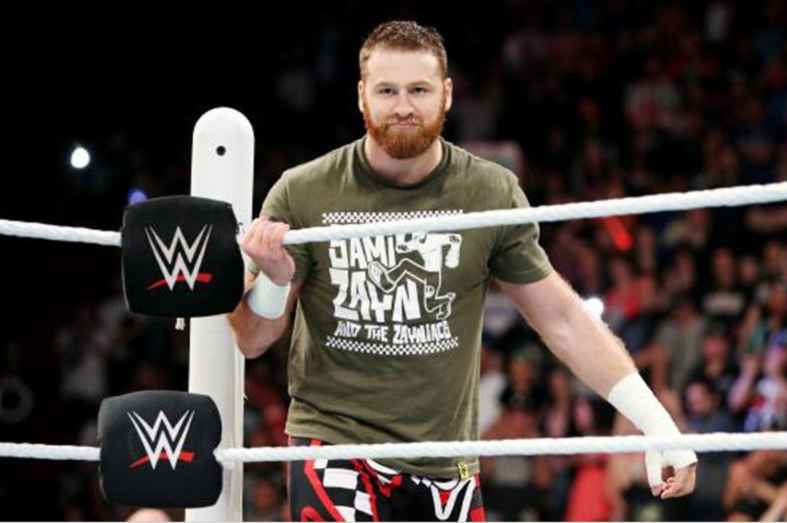 Sami Zayn during an episode of Raw.