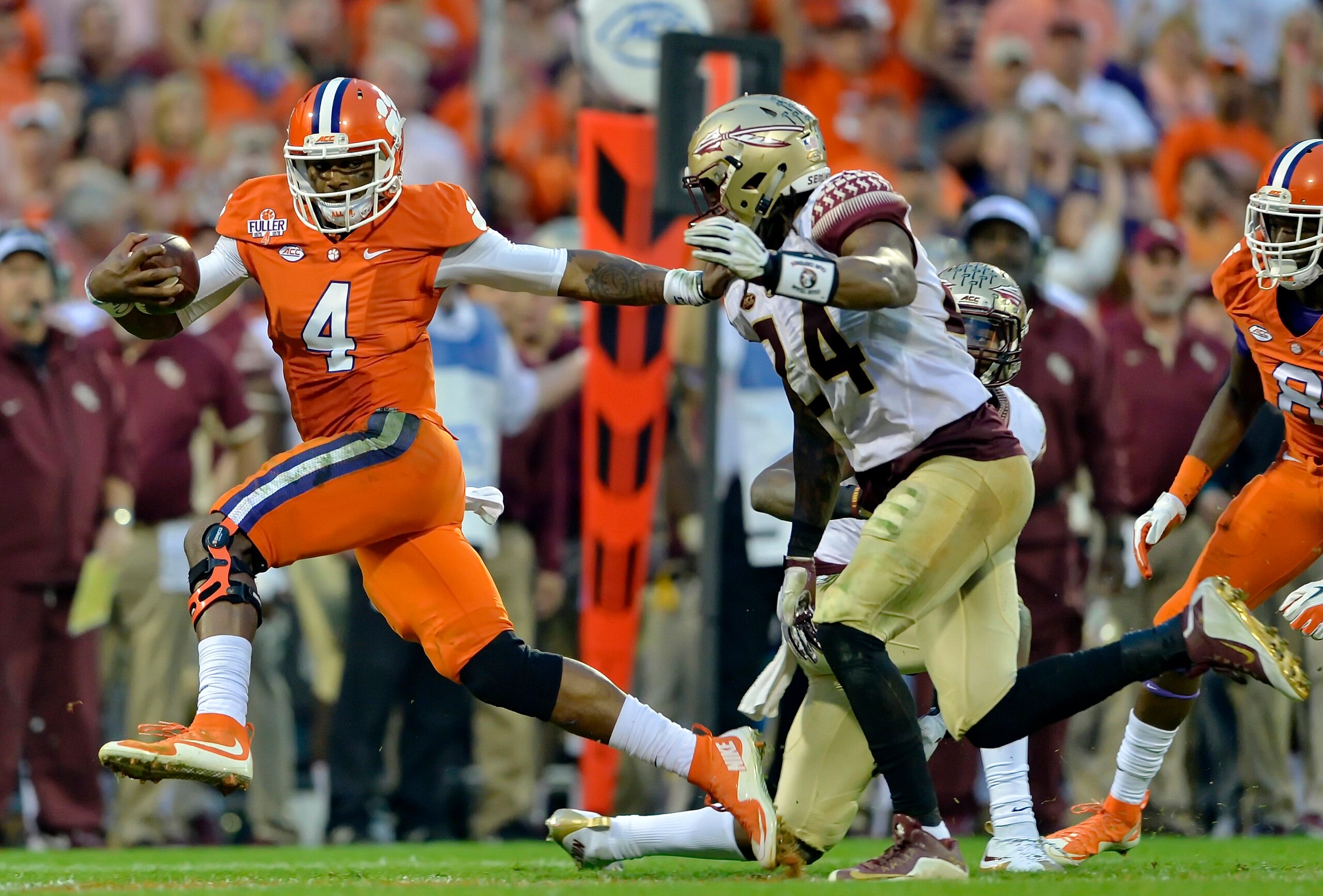 Deshaun Watson and Clemson will face a serious test at Florida State.