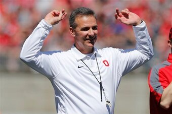 Urban Meyer will give his young Ohio State team a big test at Oklahoma.