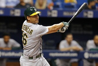 Danny Valencia has hit five home runs, three on Sunday, since returning from the disabled list last week.