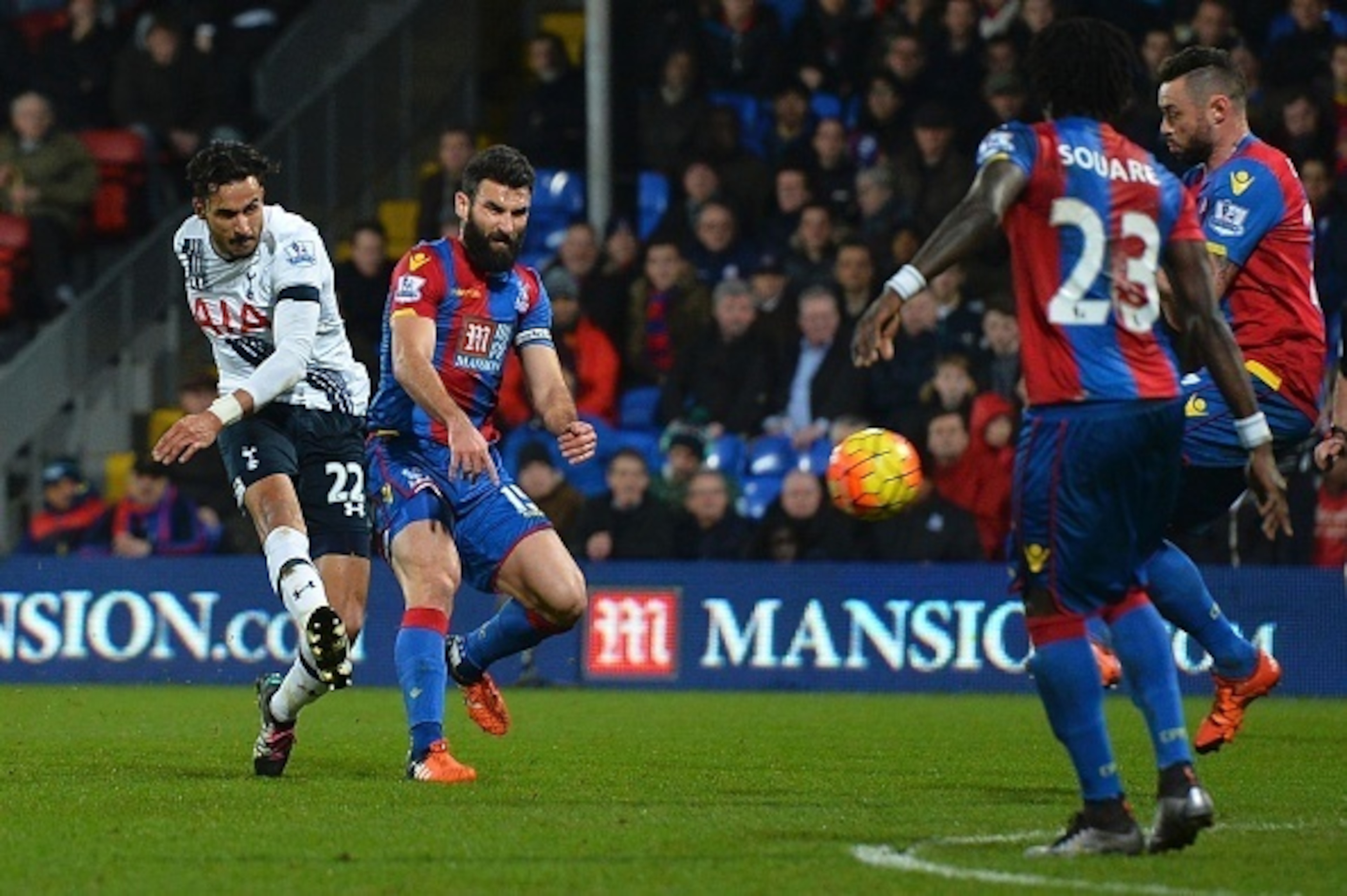 Nacer Chadli made some sizable contributions to Tottenham's title challenge but in between times struggled to find form.
