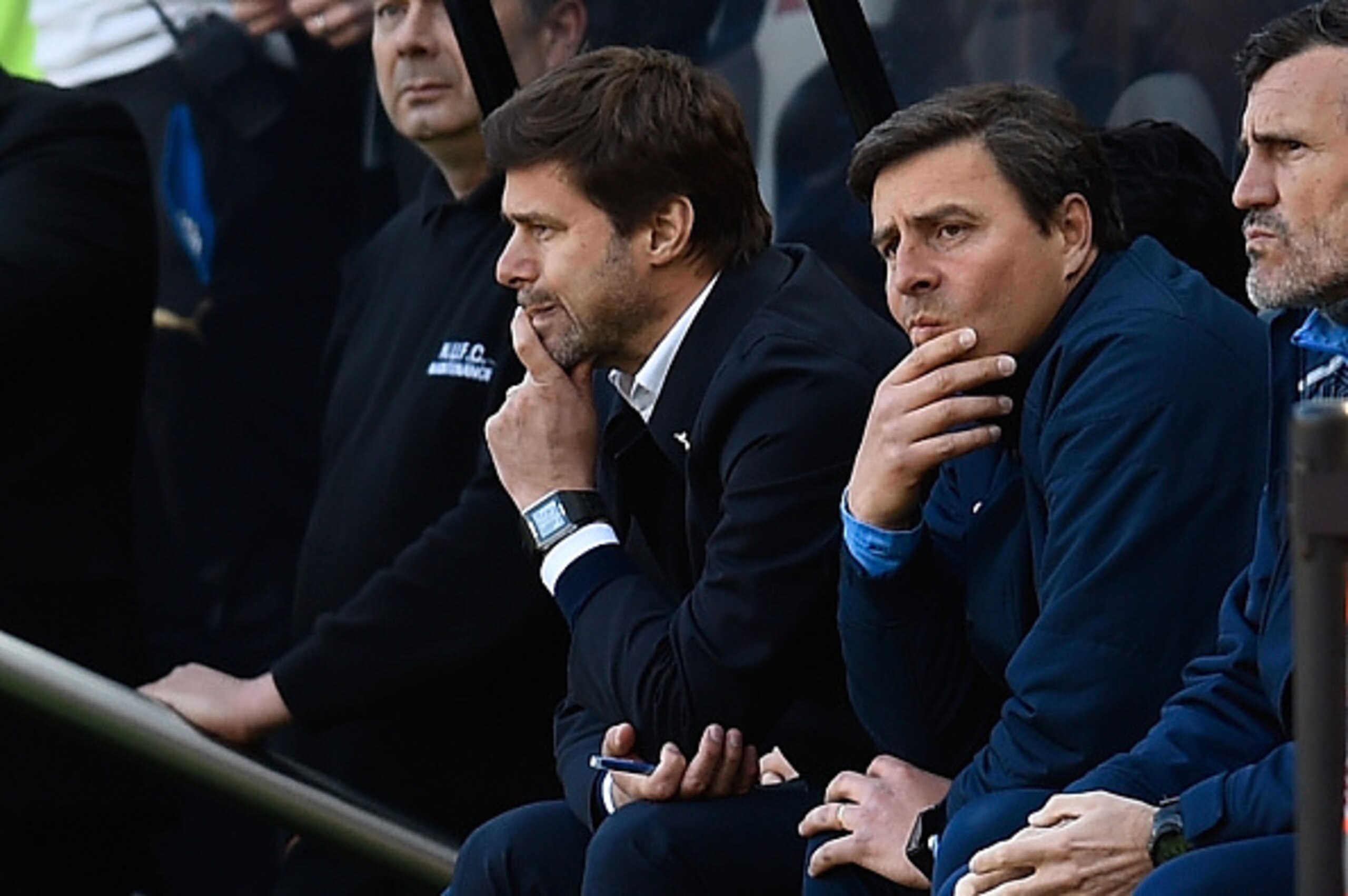 Mauricio Pochettino and his coaching staff watched what was probably the worst performance by their side this season.