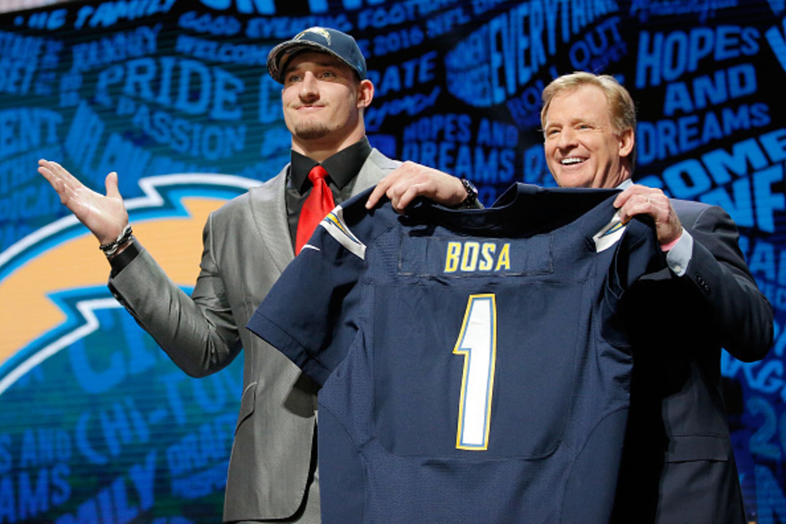 Joey Bosa now becomes the anchor of San Diego's defensive front.