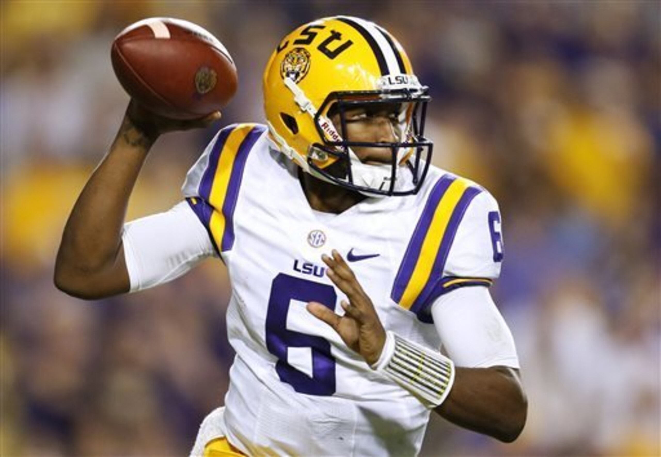 LSU QB Brandon Harris