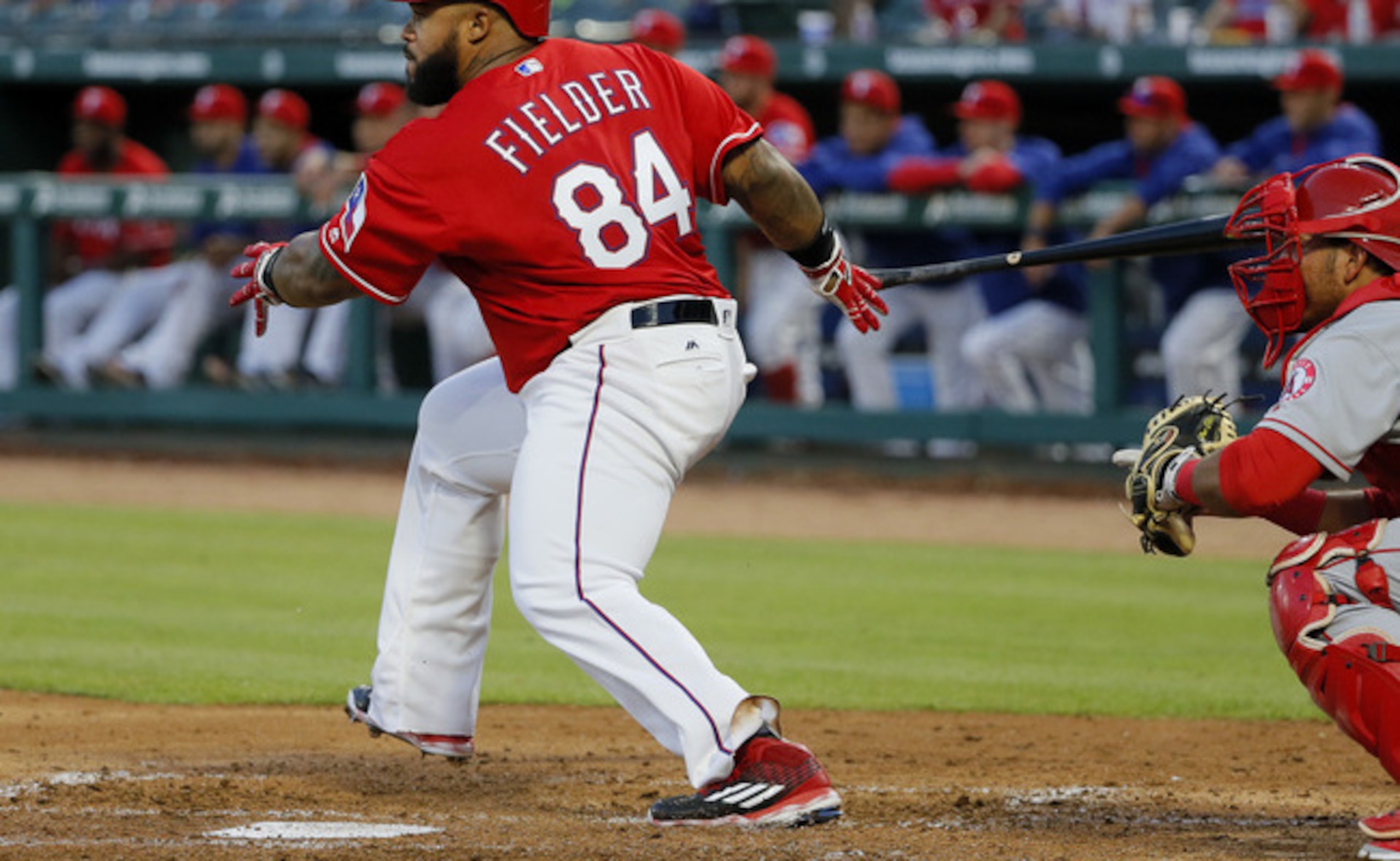 After hitting .305 last year, Prince Fielder holds a .283 slugging percentage in 2016.