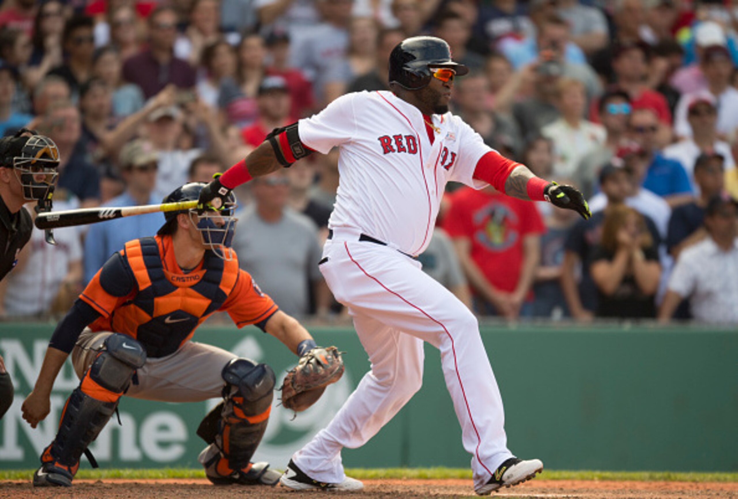 Boston Red Sox designated hitter David Ortiz.