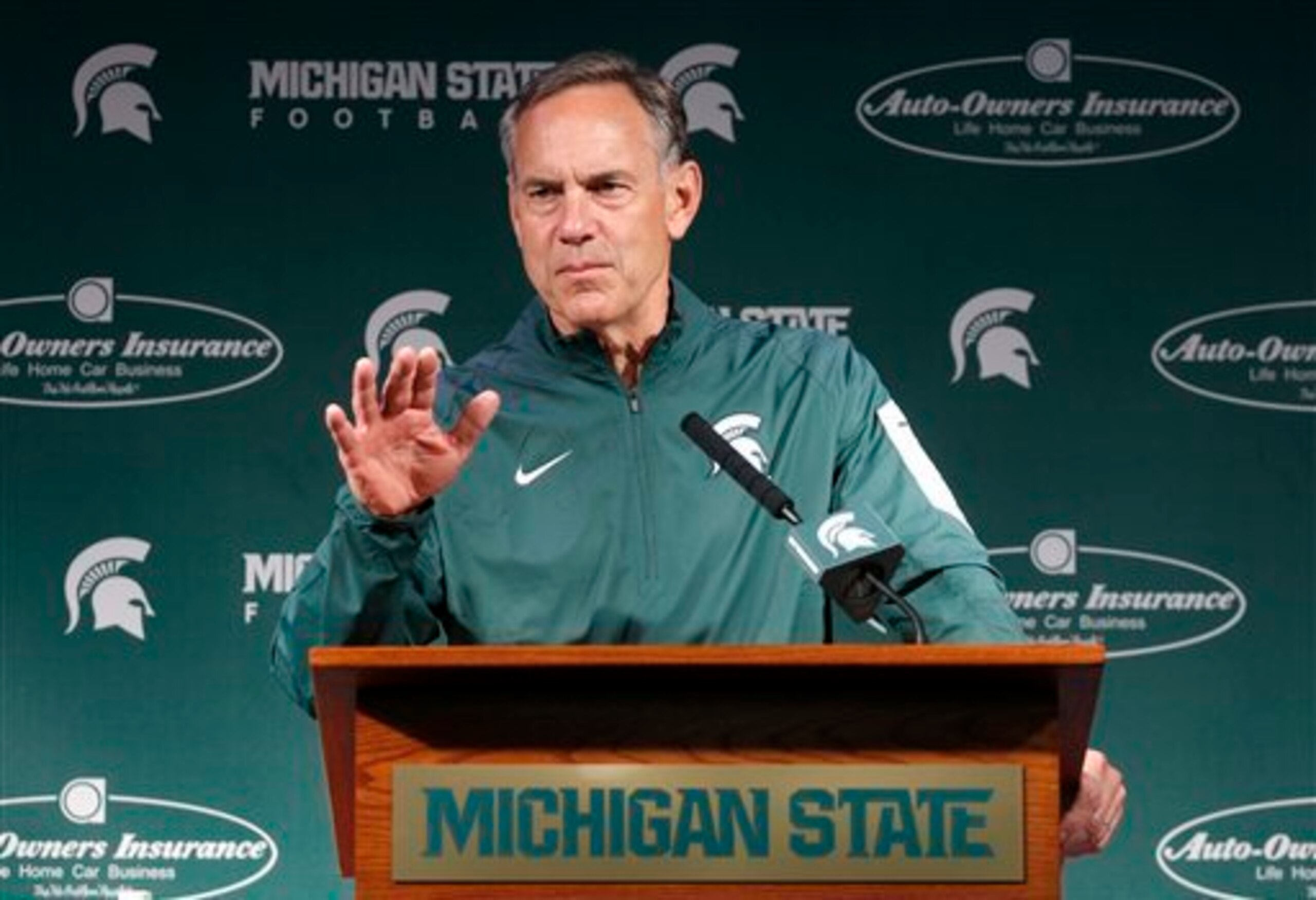 Mark Dantonio has plenty of holes to fill as Michigan State tries to build on a stellar 2015.