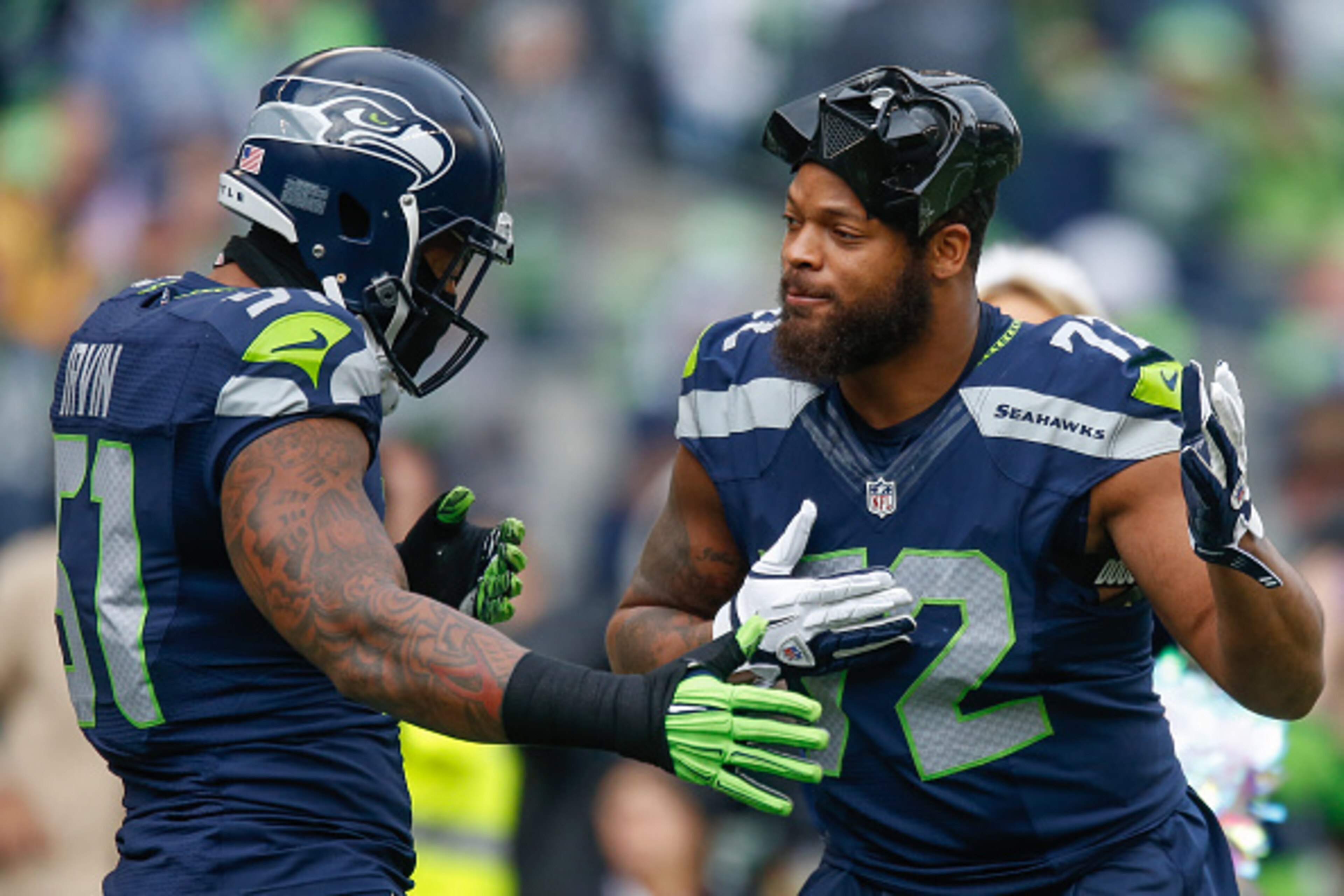 Seahawks defensive end Michael Bennett can't stomach Bradford's comments.