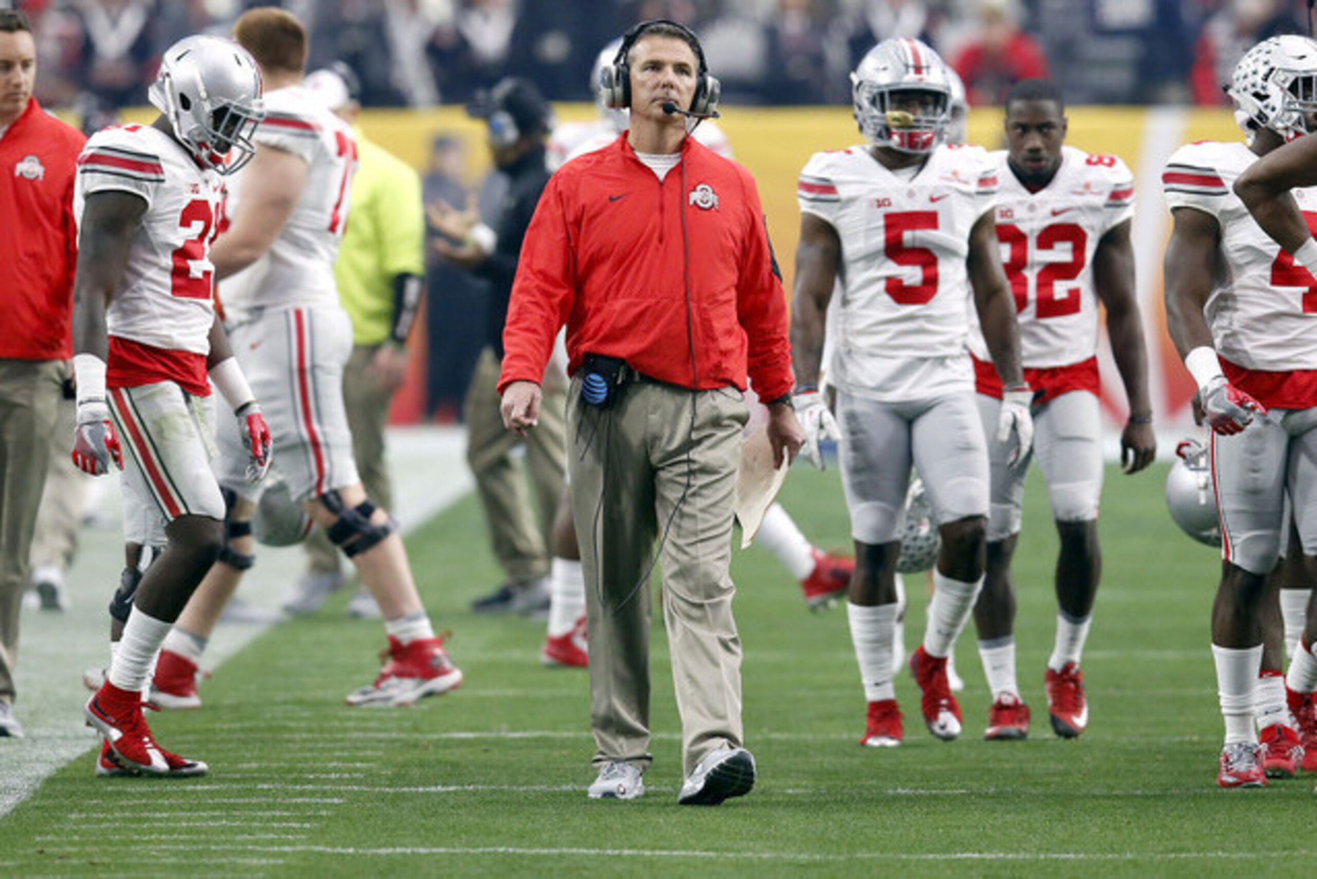 Ohio State and head coach Urban Meyer currently have the nation's No. 1 class, but there's one 5-star WR Meyer is hoping to add to the Buckeyes' 2017 class sooner than later.