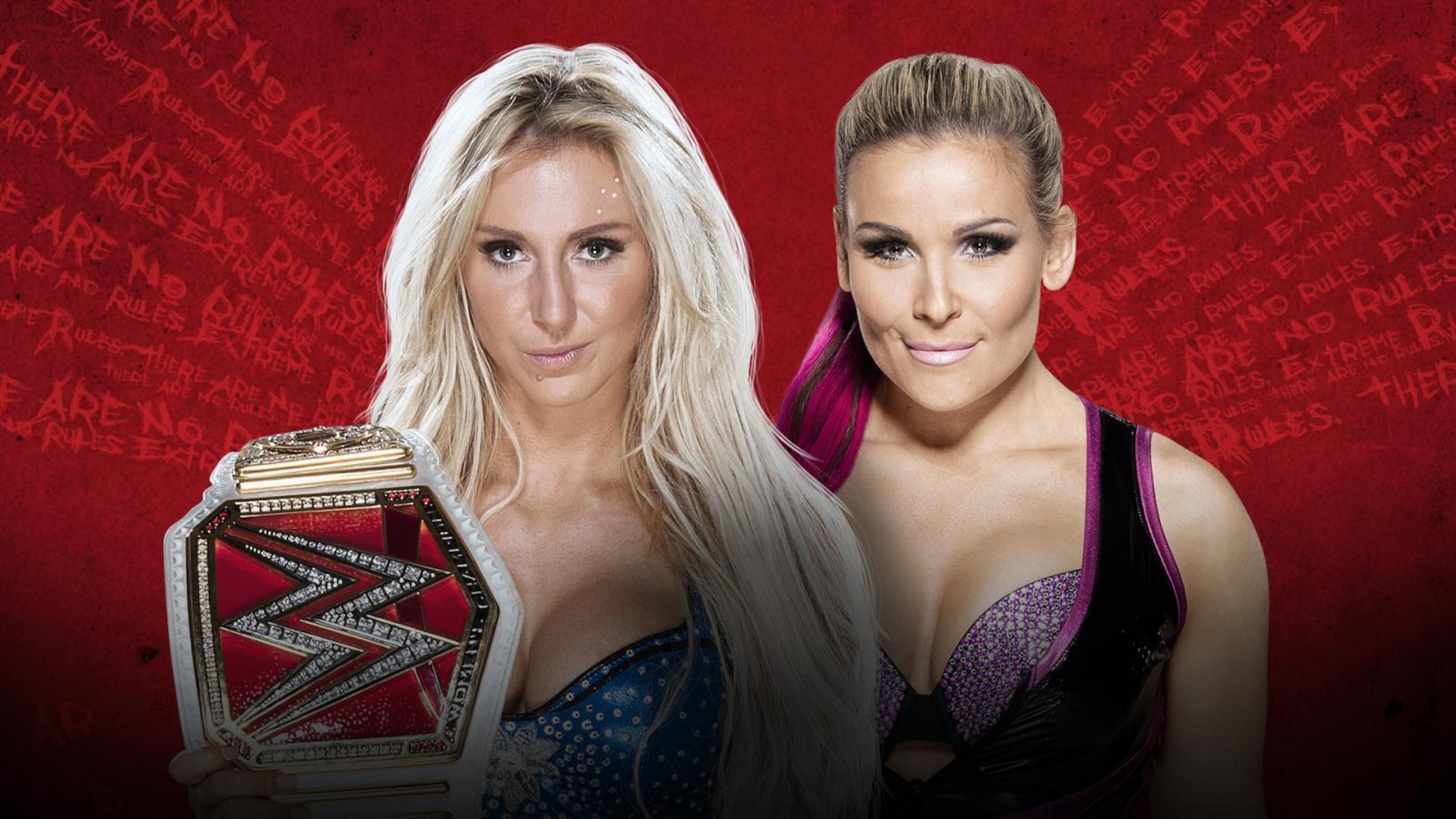 WWE women's champion Charlotte vs. Natalya.