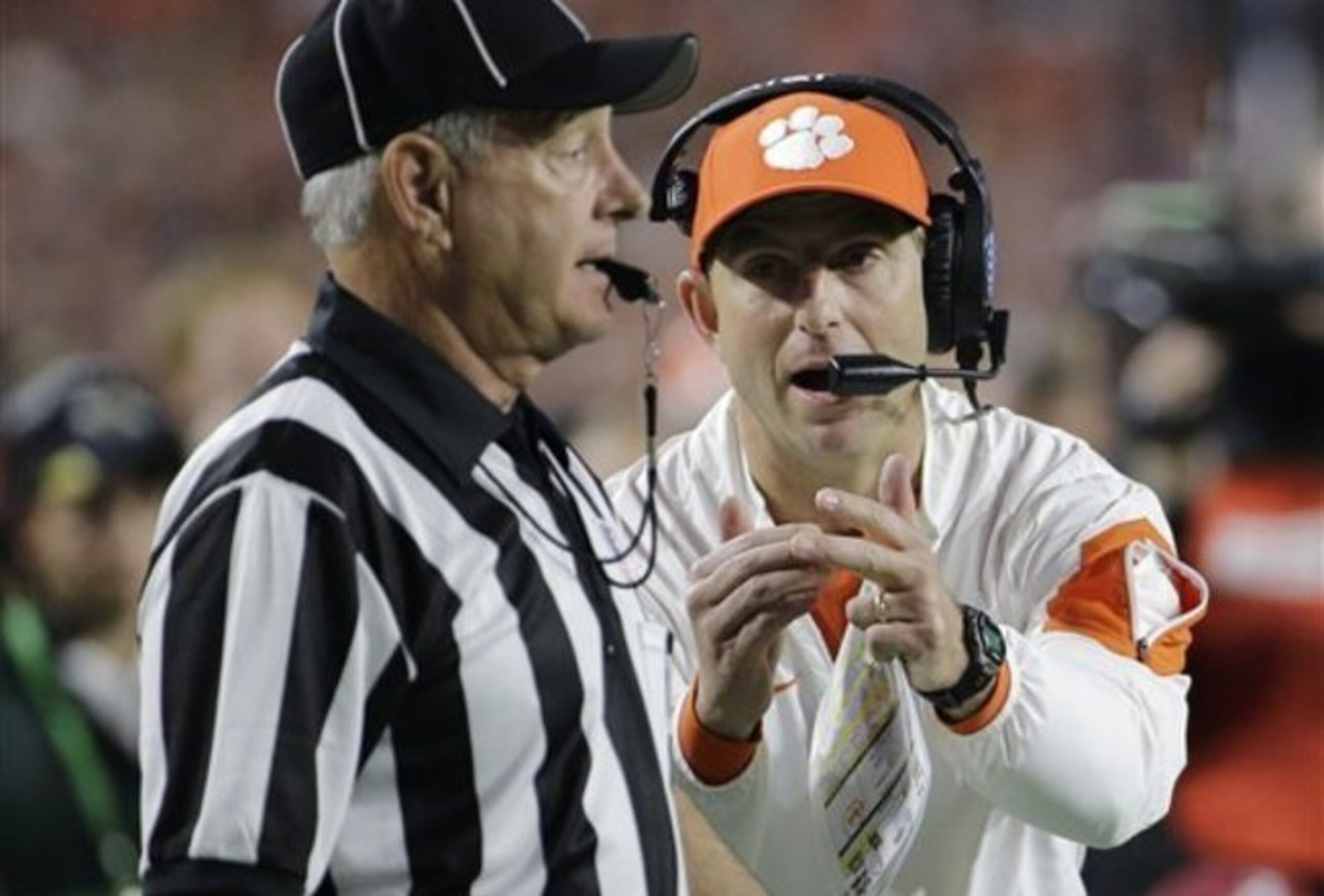 Alabama alum Dabo Swinney likes few things better than beating Auburn. Alabama alum Dabo Swinney likes few things better than beating Auburn.