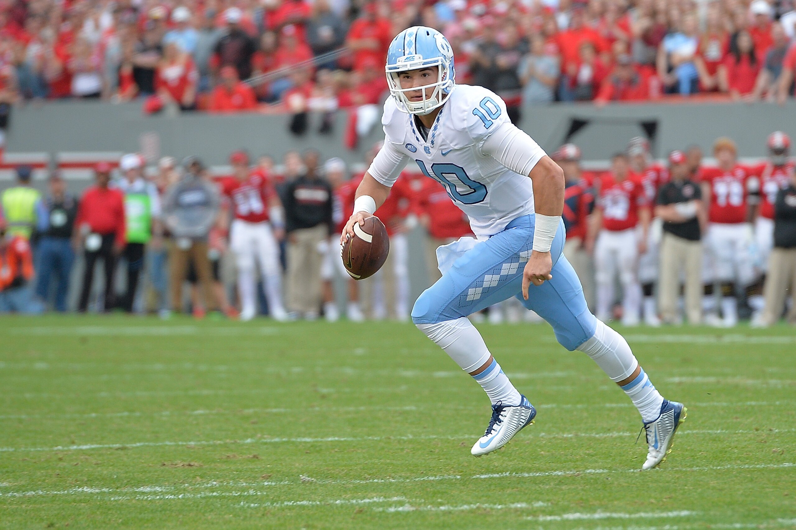 Mitch Trubisky hopes for a seamless transition in his debut against Georgia. Mitch Trubisky hopes for a seamless transition in his debut against Georgia.