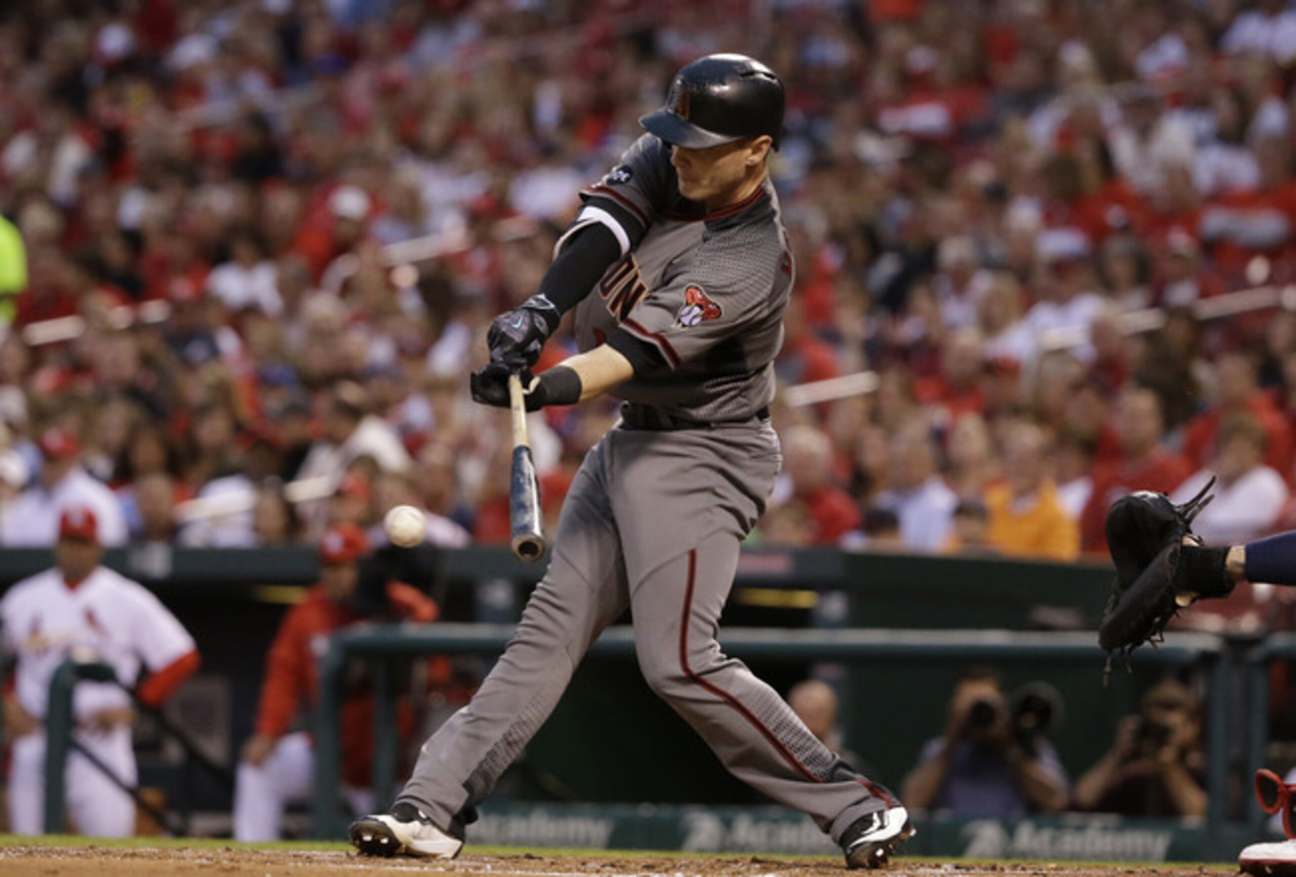 Chris Herrmann has escaped obscurity by hitting five home runs in 24 games.